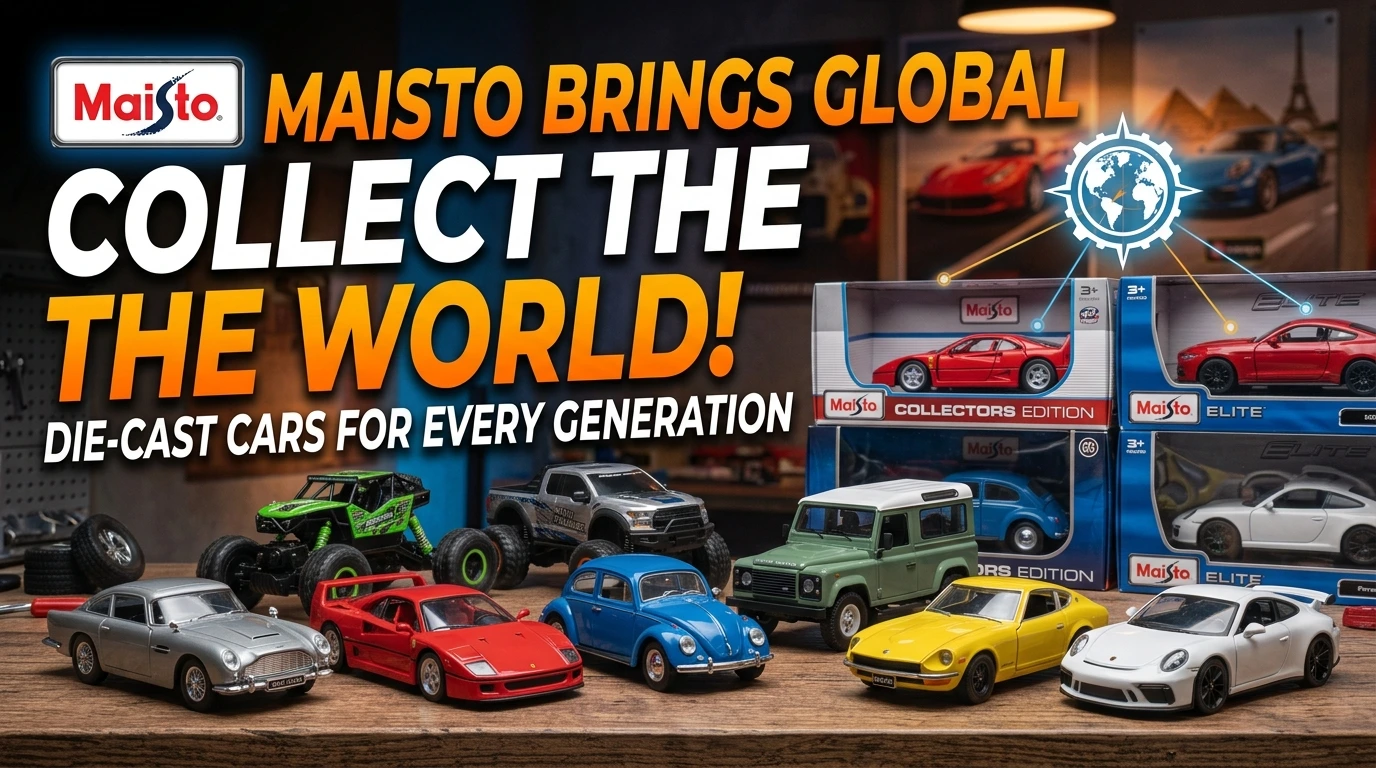 Maisto Brings Global Automotive Icons to Collectors of Every Generation