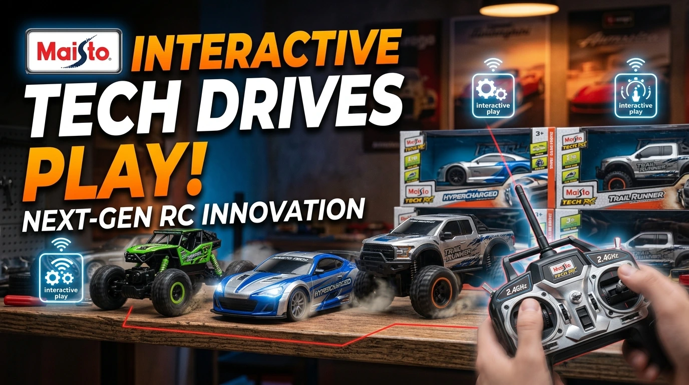 Maisto Tech Drives Interactive Automotive Play Forward