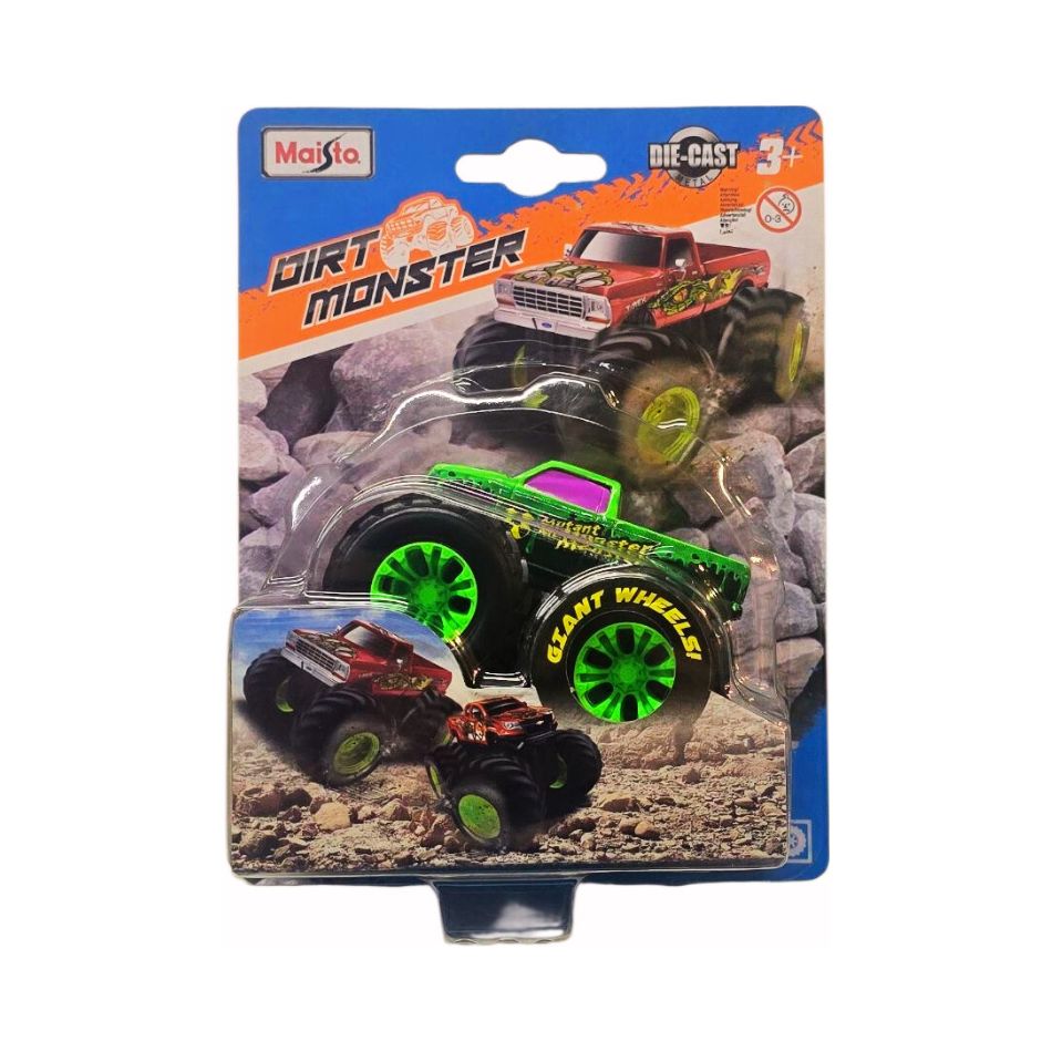 3" Dirt Monster single pack, assorted