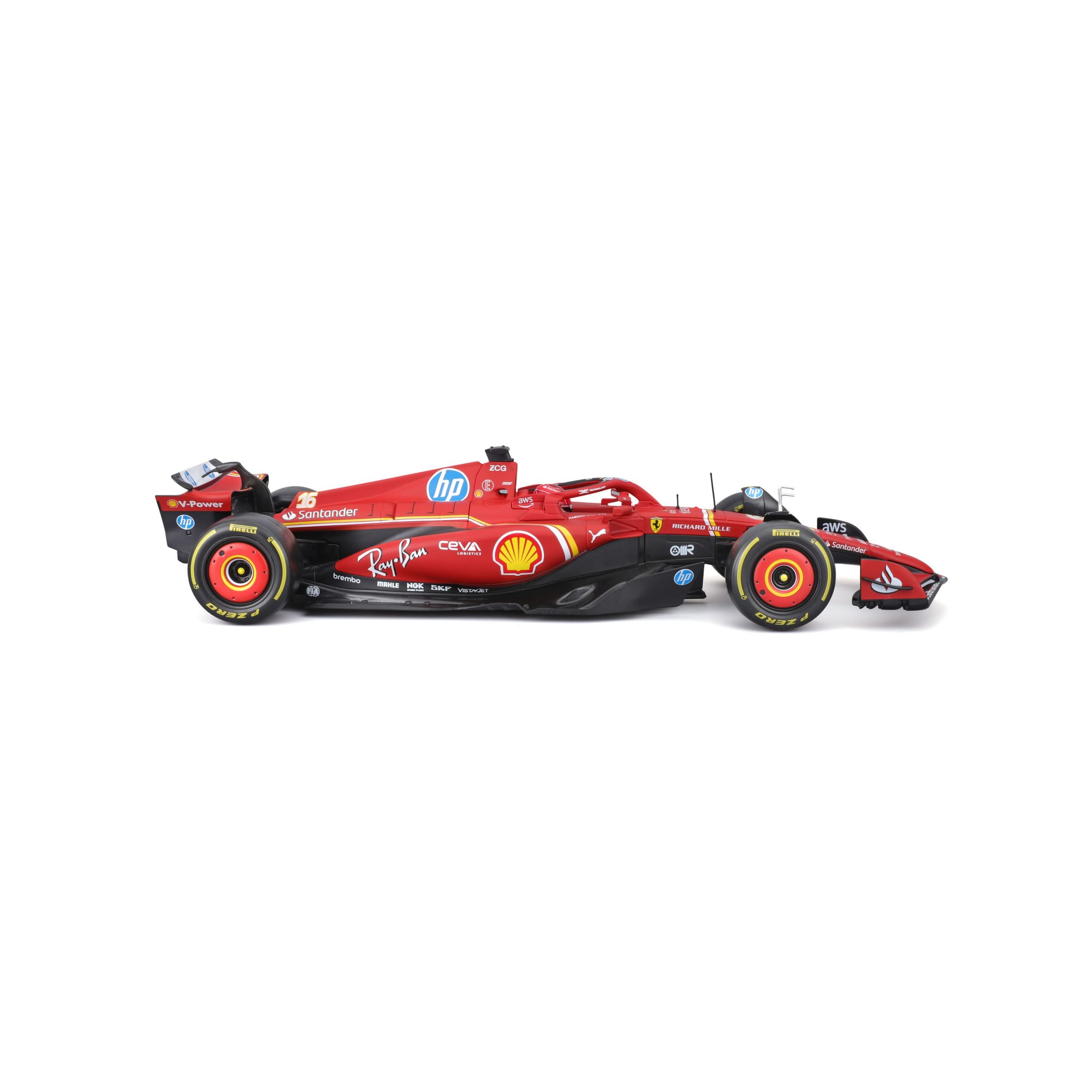 1:18 F1 2024 - Ferrari SF-24 #16 Charles Leclerc in Window Box - Image 12