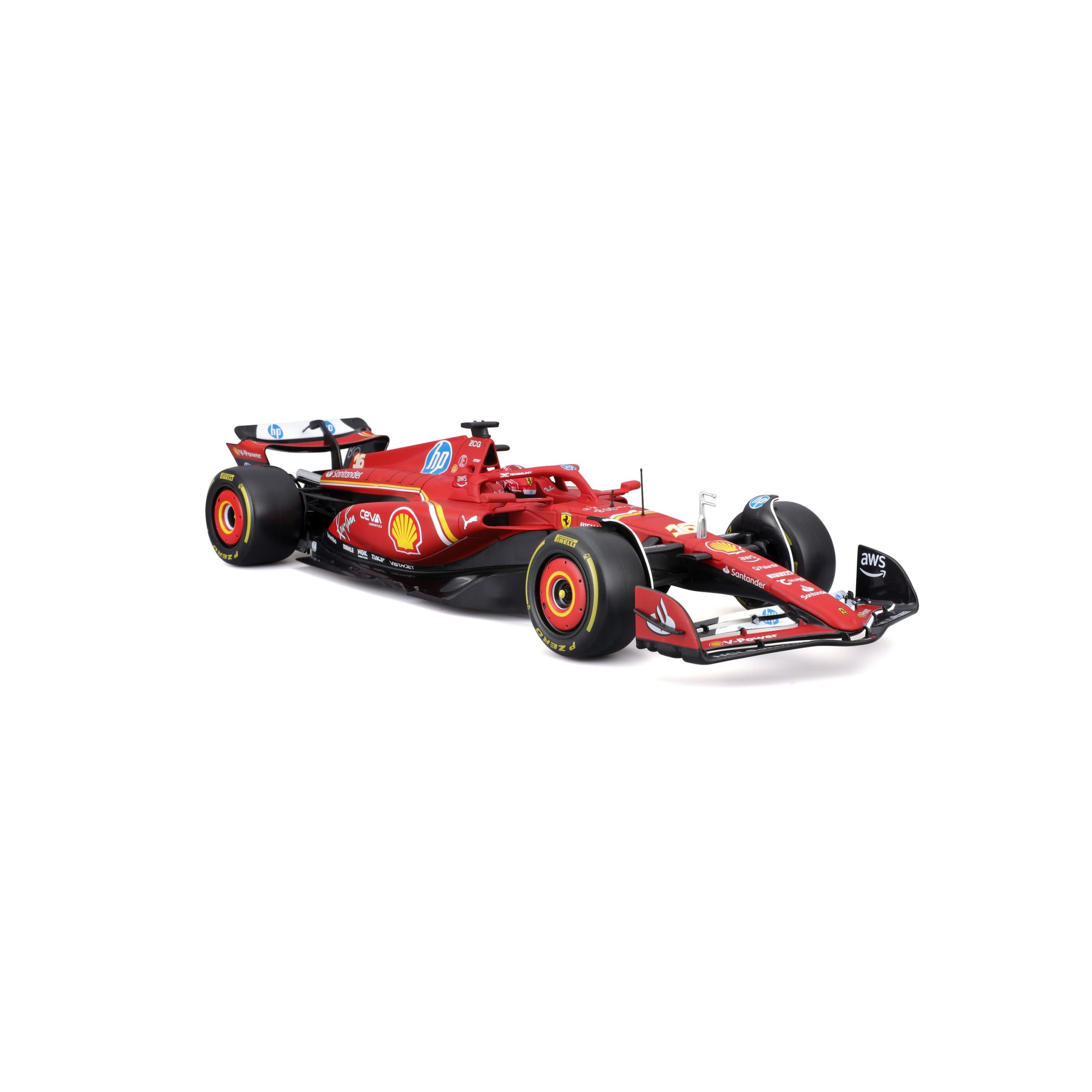 1:18 F1 2024 - Ferrari SF-24 #16 Charles Leclerc in Window Box - Image 9