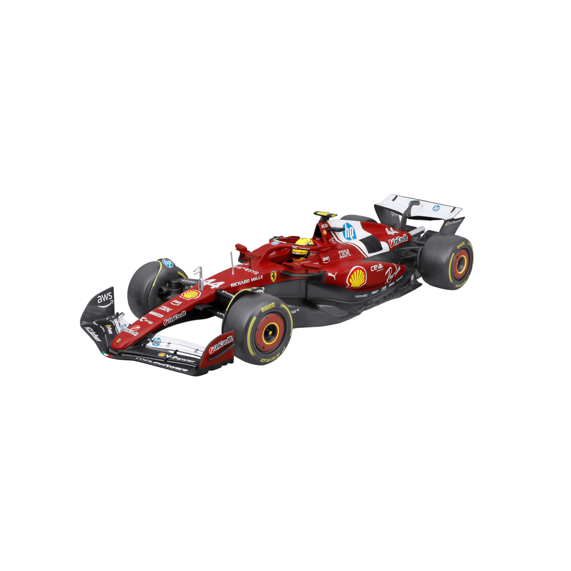 1:18 F1 2025 - Scuderia Ferrari SF25 #44 Lewis Hamilton in Window Box - Image 9