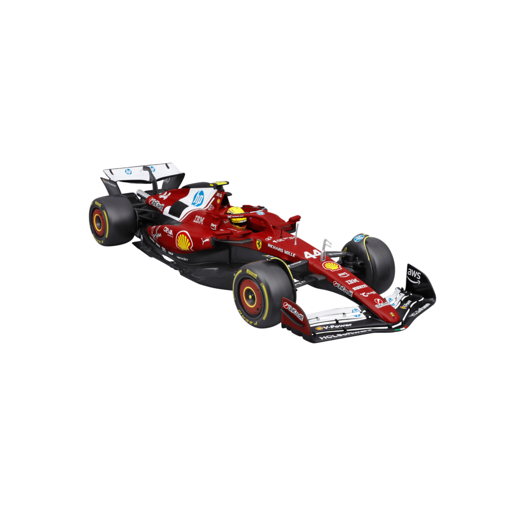 1:18 F1 2025 - Scuderia Ferrari SF25 #44 Lewis Hamilton in Window Box