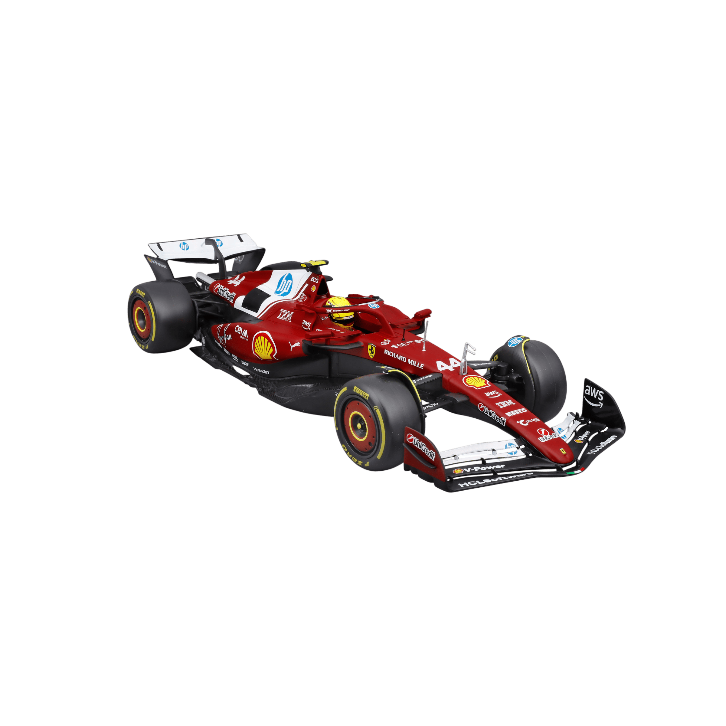 1:18 F1 2025 - Scuderia Ferrari SF25 #44 Lewis Hamilton in Window Box - Image 8