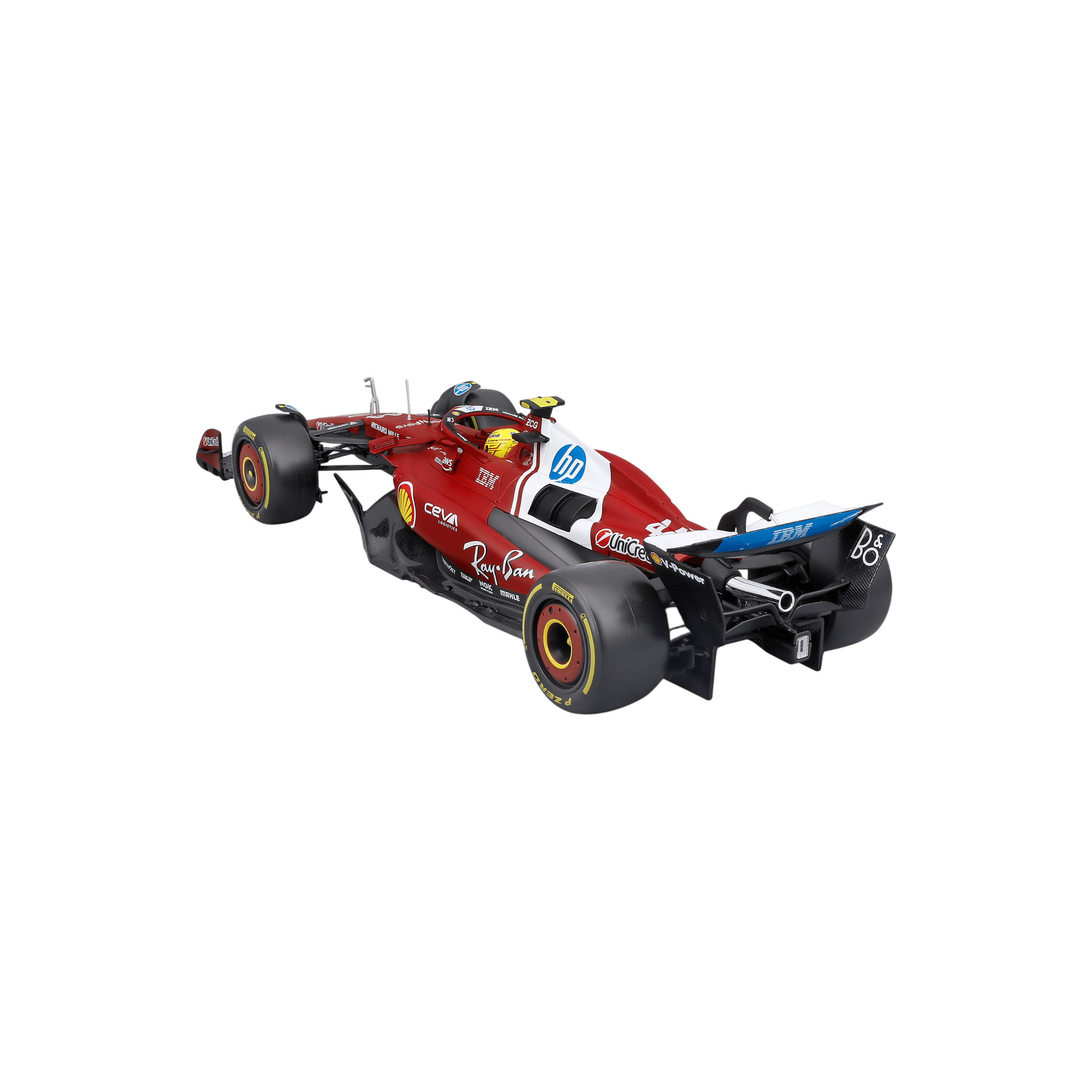 1:18 F1 2025 - Scuderia Ferrari SF25 #44 Lewis Hamilton in Window Box - Image 7