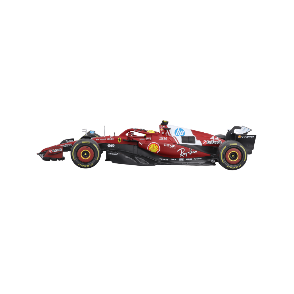 1:18 F1 2025 - Scuderia Ferrari SF25 #44 Lewis Hamilton in Window Box