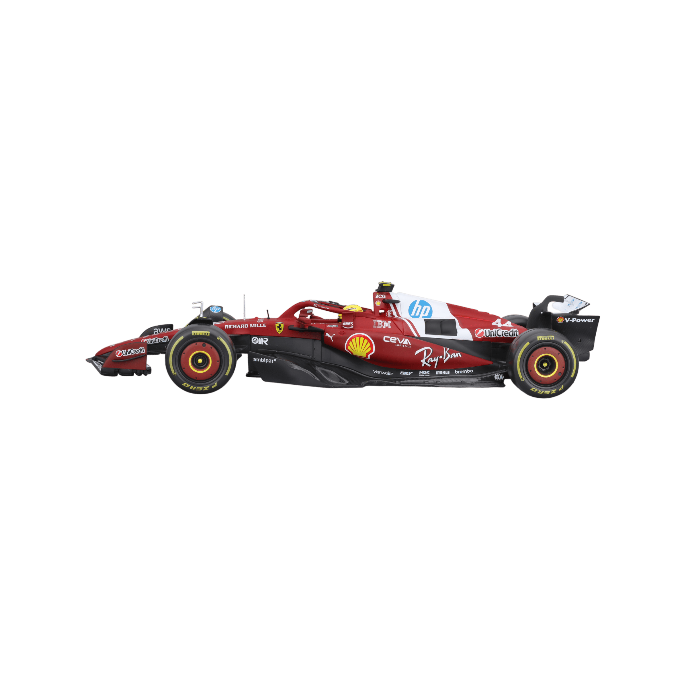 1:18 F1 2025 - Scuderia Ferrari SF25 #44 Lewis Hamilton in Window Box - Image 6