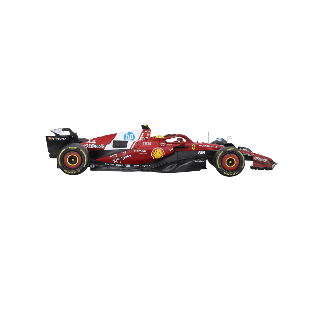 1:18 F1 2025 - Scuderia Ferrari SF25 #44 Lewis Hamilton in Window Box