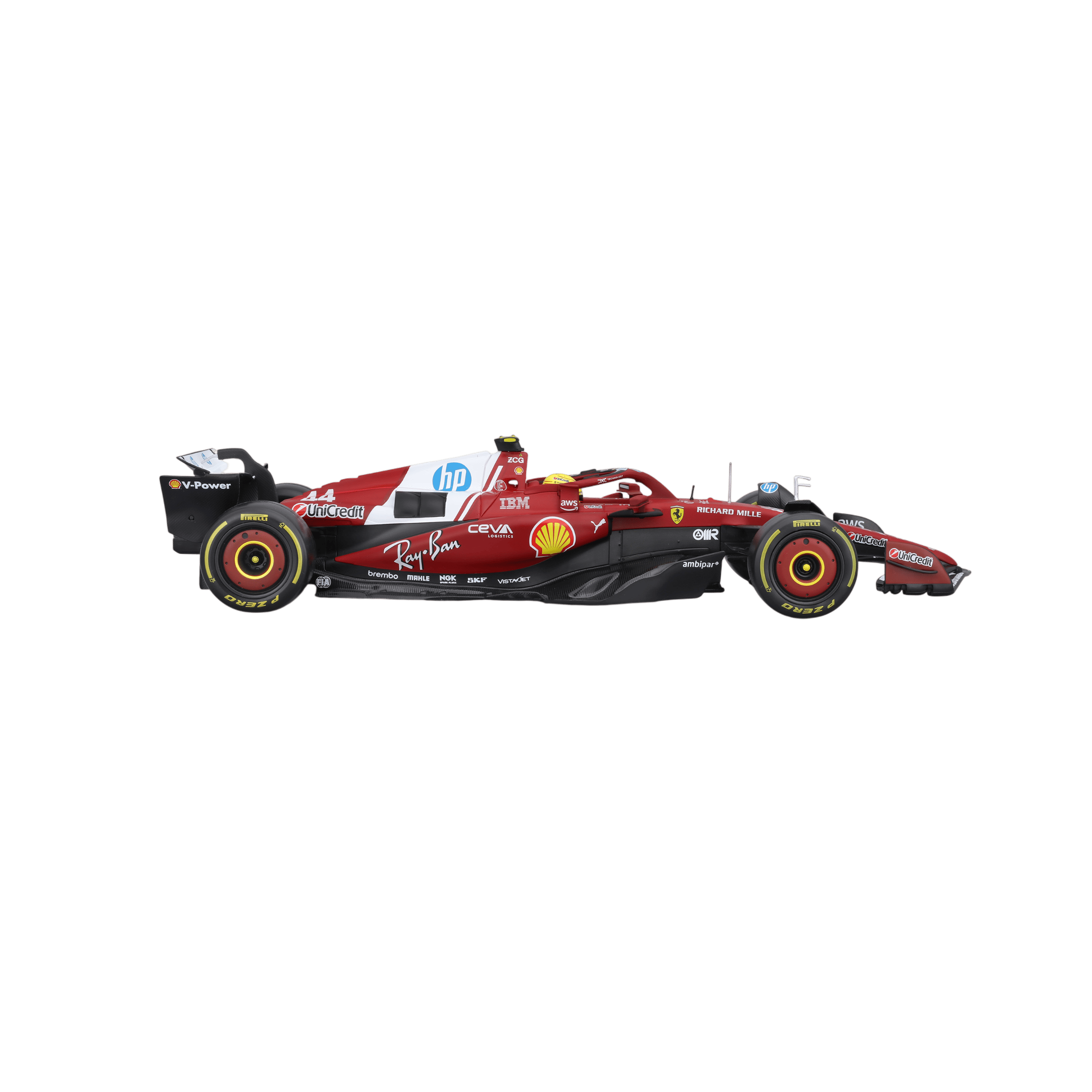 1:18 F1 2025 - Scuderia Ferrari SF25 #44 Lewis Hamilton in Window Box - Image 3