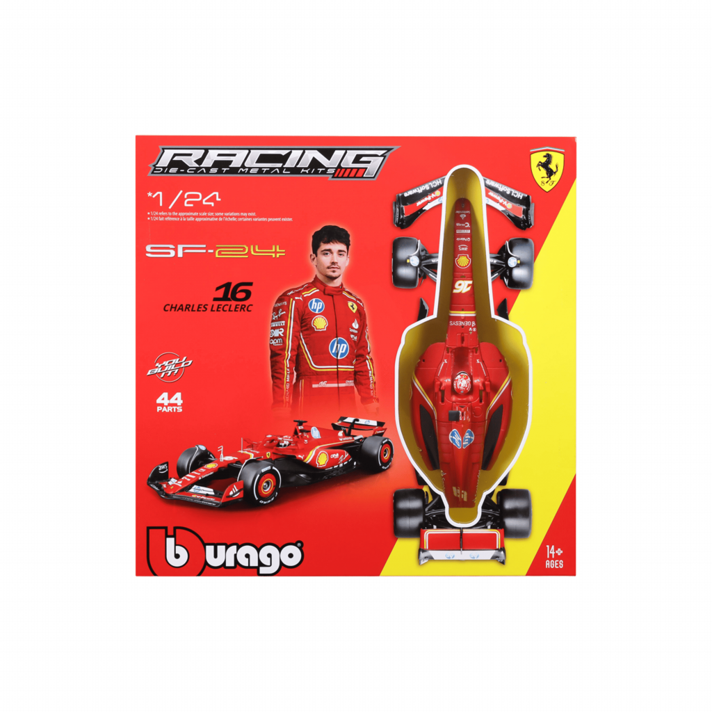 1:24 F1 2024 Model Kit - SF-24 #16 Charles Leclerc