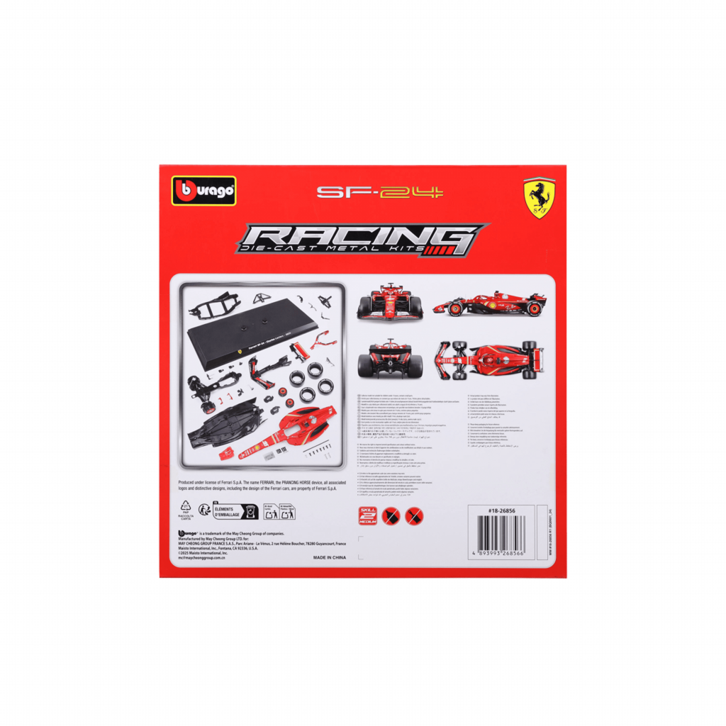 1:24 F1 2024 Model Kit - SF-24 #16 Charles Leclerc