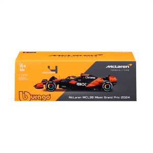 1:24 F1 2024 - McLaren MCL38 #4 Lando Norris in Acrylic Box - Image 17