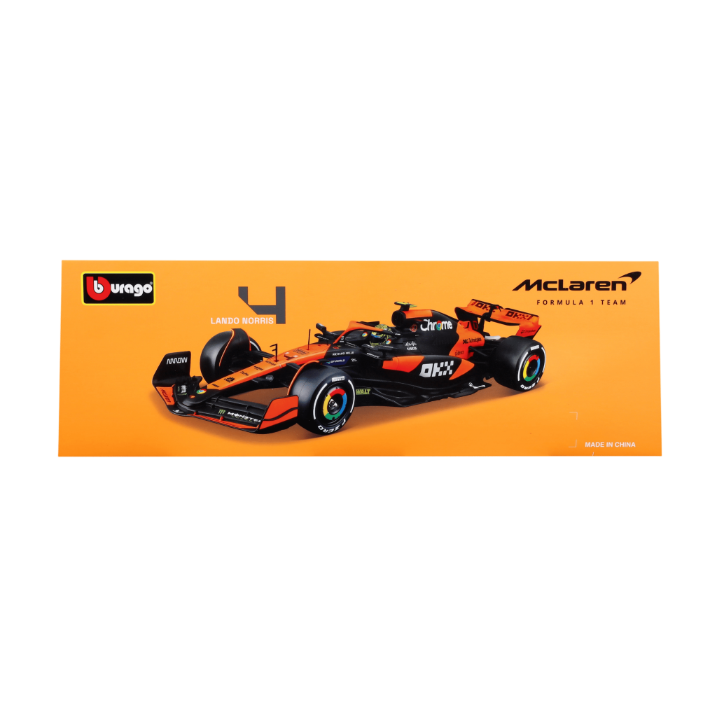 1:24 F1 2024 - McLaren MCL38 #4 Lando Norris in Acrylic Box