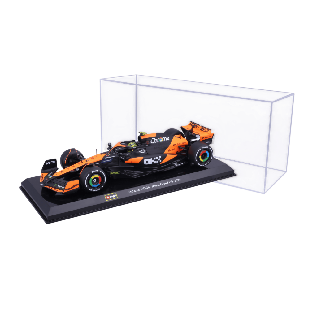 1:24 F1 2024 - McLaren MCL38 #4 Lando Norris in Acrylic Box
