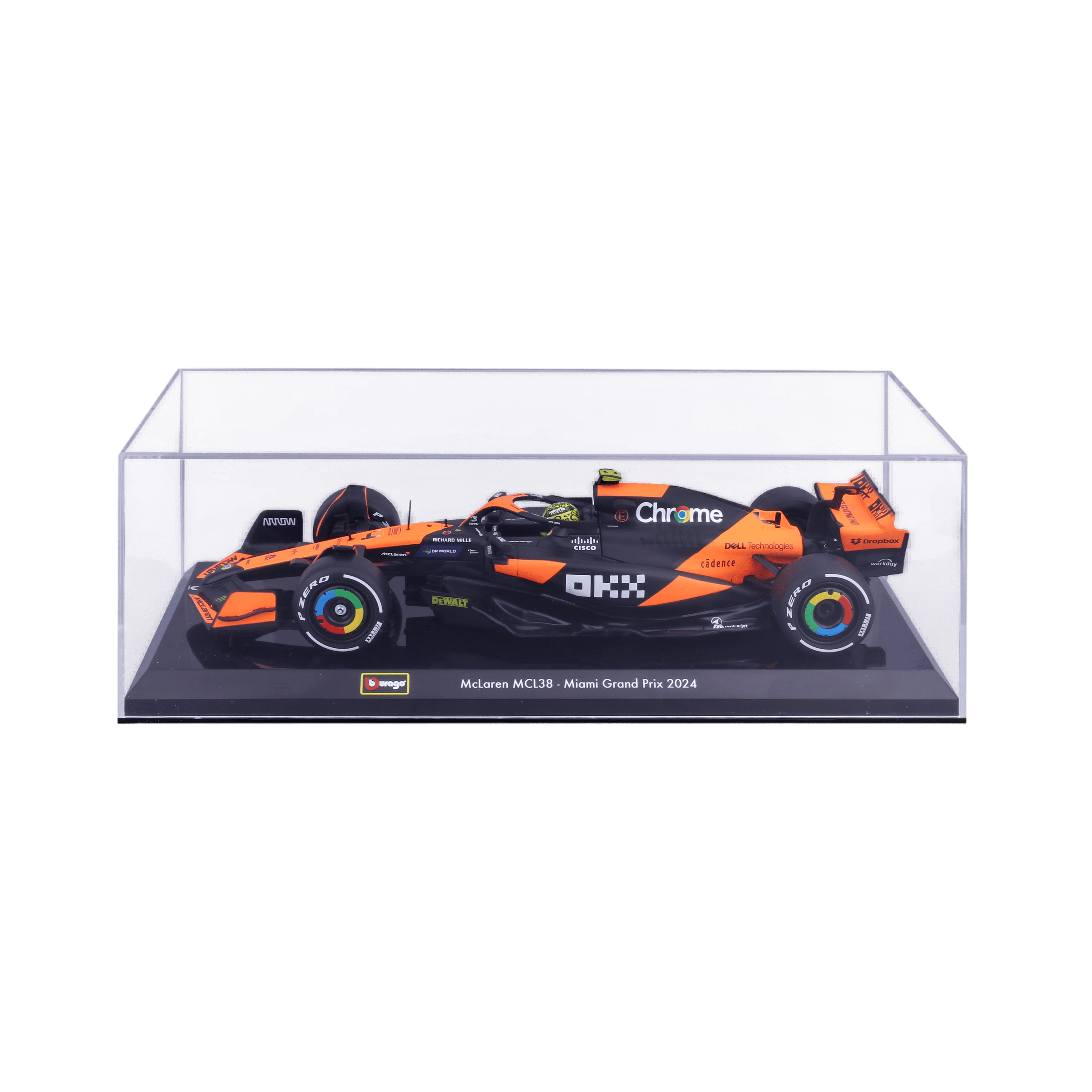 1:24 F1 2024 - McLaren MCL38 #4 Lando Norris in Acrylic Box - Image 3