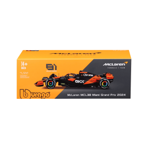 1:24 F1 2024 - McLaren MCL38 #81 Oscar Piastri in Acrylic Box - Image 17