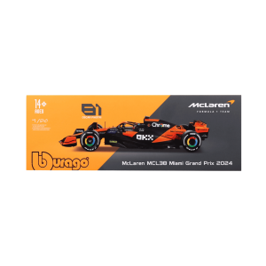 1:24 F1 2024 - McLaren MCL38 #81 Oscar Piastri in Acrylic Box - Image 12