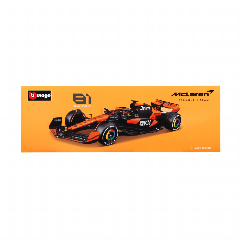 1:24 F1 2024 - McLaren MCL38 #81 Oscar Piastri in Acrylic Box
