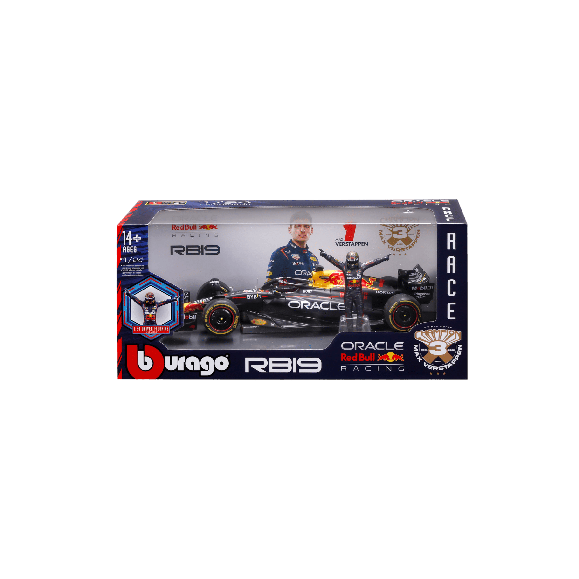 1:24 F1 2024 with Figure - Oracle Red Bull RB19 #1 Max Verstappen - Image 1