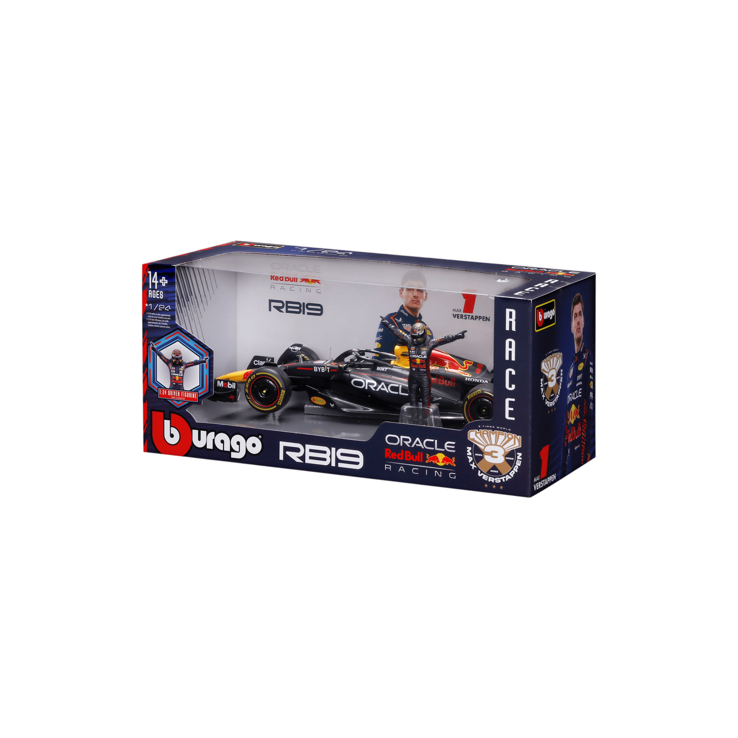 1:24 F1 2024 with Figure - Oracle Red Bull RB19 #1 Max Verstappen - Image 13