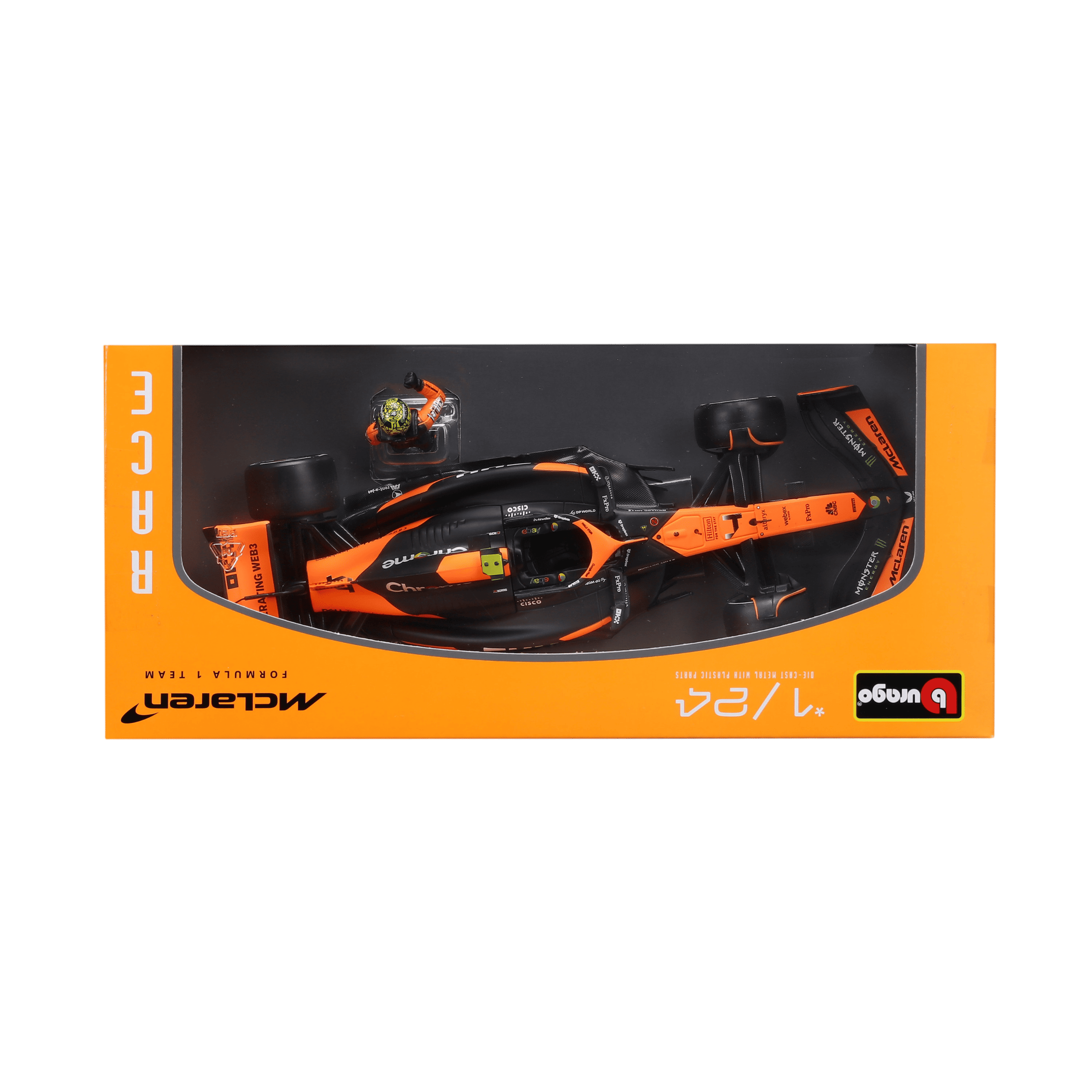 1:24 F1 2024 with figure ~ McLaren MCL38 #4 Lando Norris - Image 10