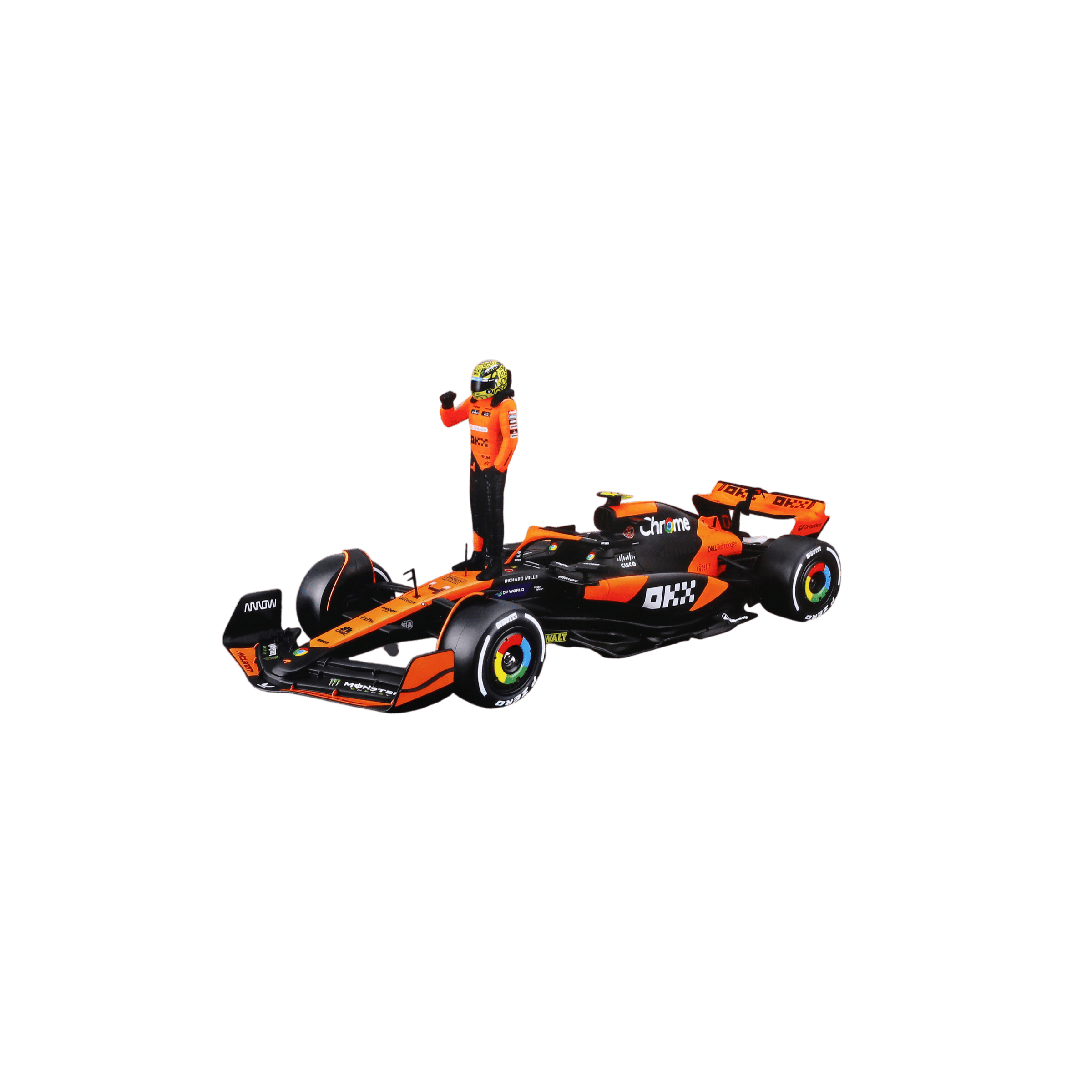 1:24 F1 2024 with figure ~ McLaren MCL38 #4 Lando Norris - Image 1