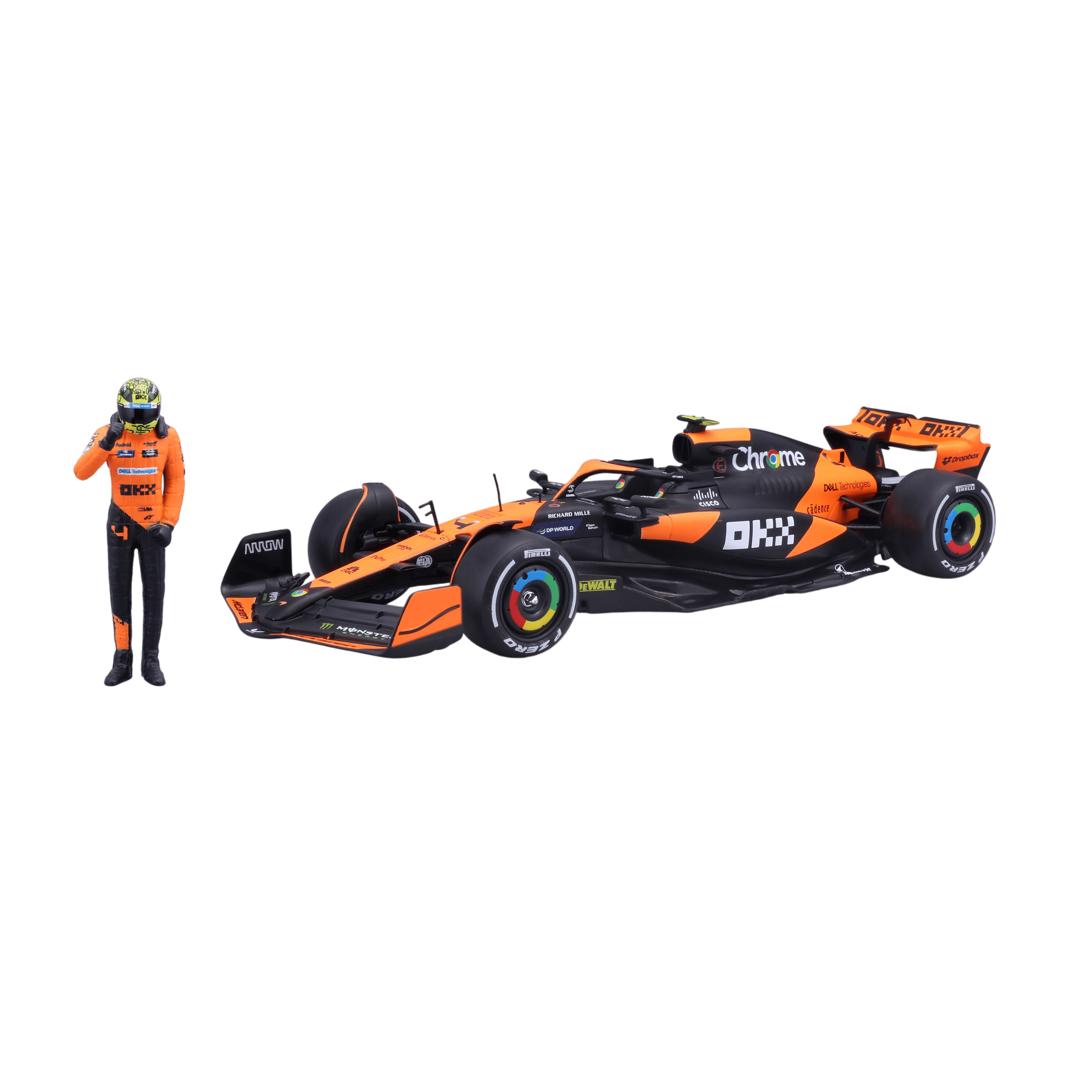 1:24 F1 2024 with figure ~ McLaren MCL38 #4 Lando Norris - Image 9