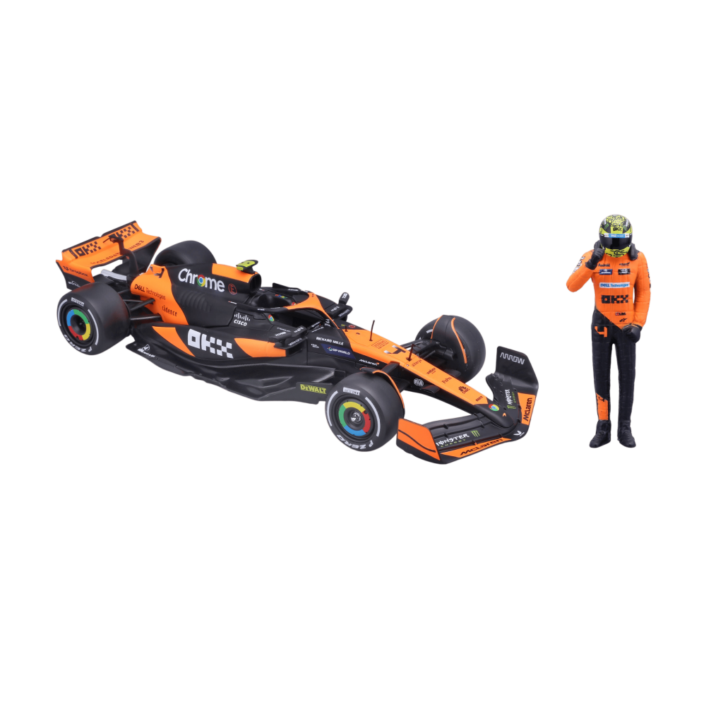 1:24 F1 2024 with figure ~ McLaren MCL38 #4 Lando Norris