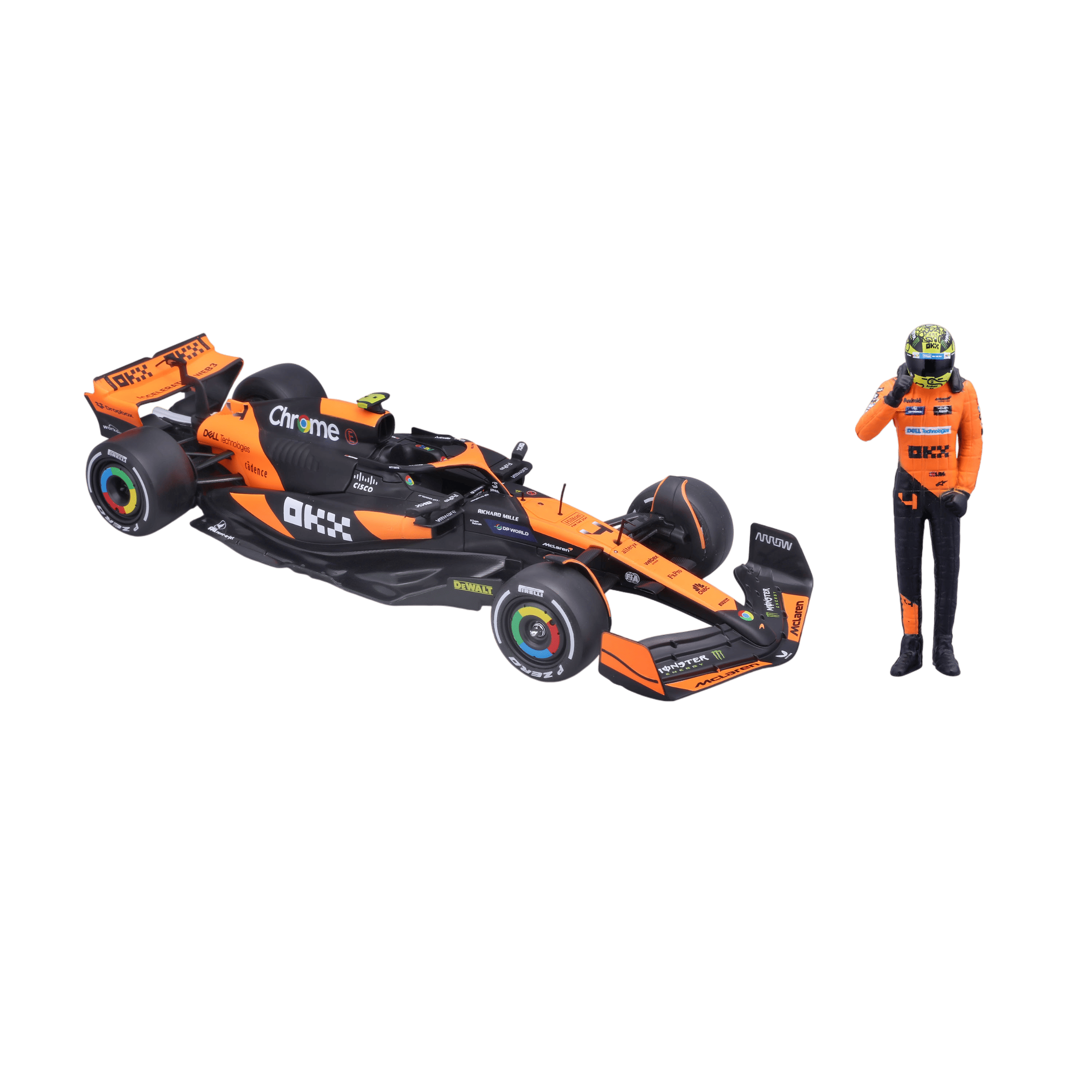 1:24 F1 2024 with figure ~ McLaren MCL38 #4 Lando Norris - Image 6