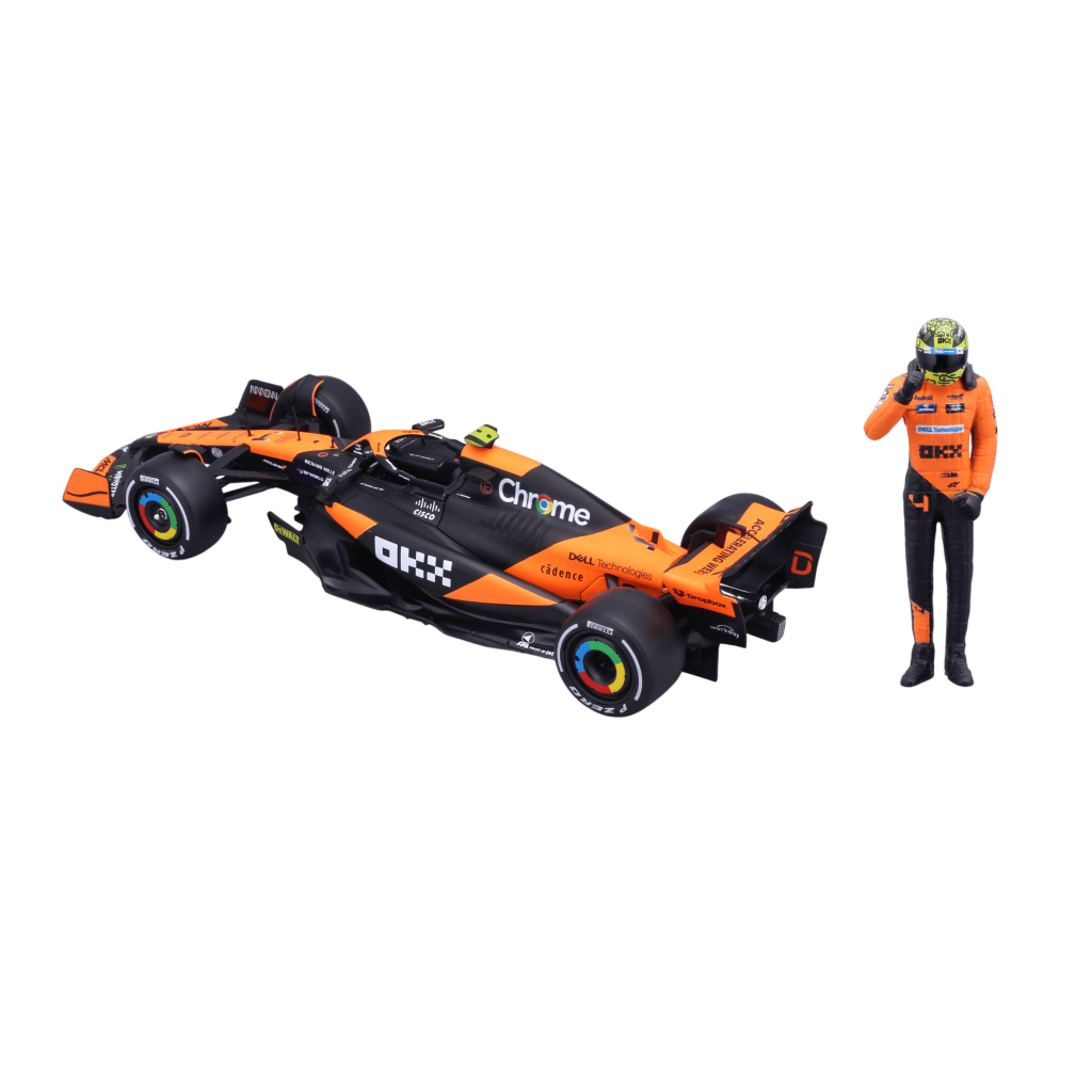 1:24 F1 2024 with figure ~ McLaren MCL38 #4 Lando Norris