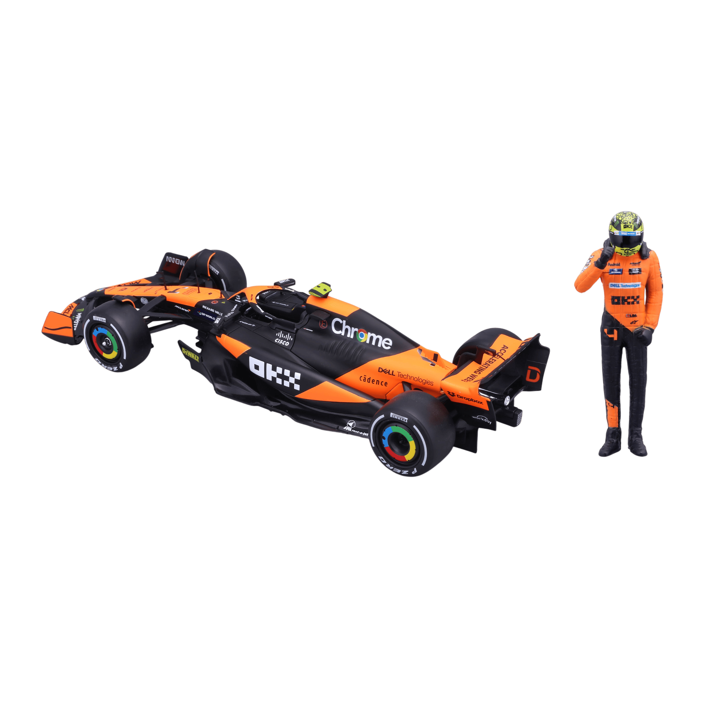 1:24 F1 2024 with figure ~ McLaren MCL38 #4 Lando Norris - Image 5