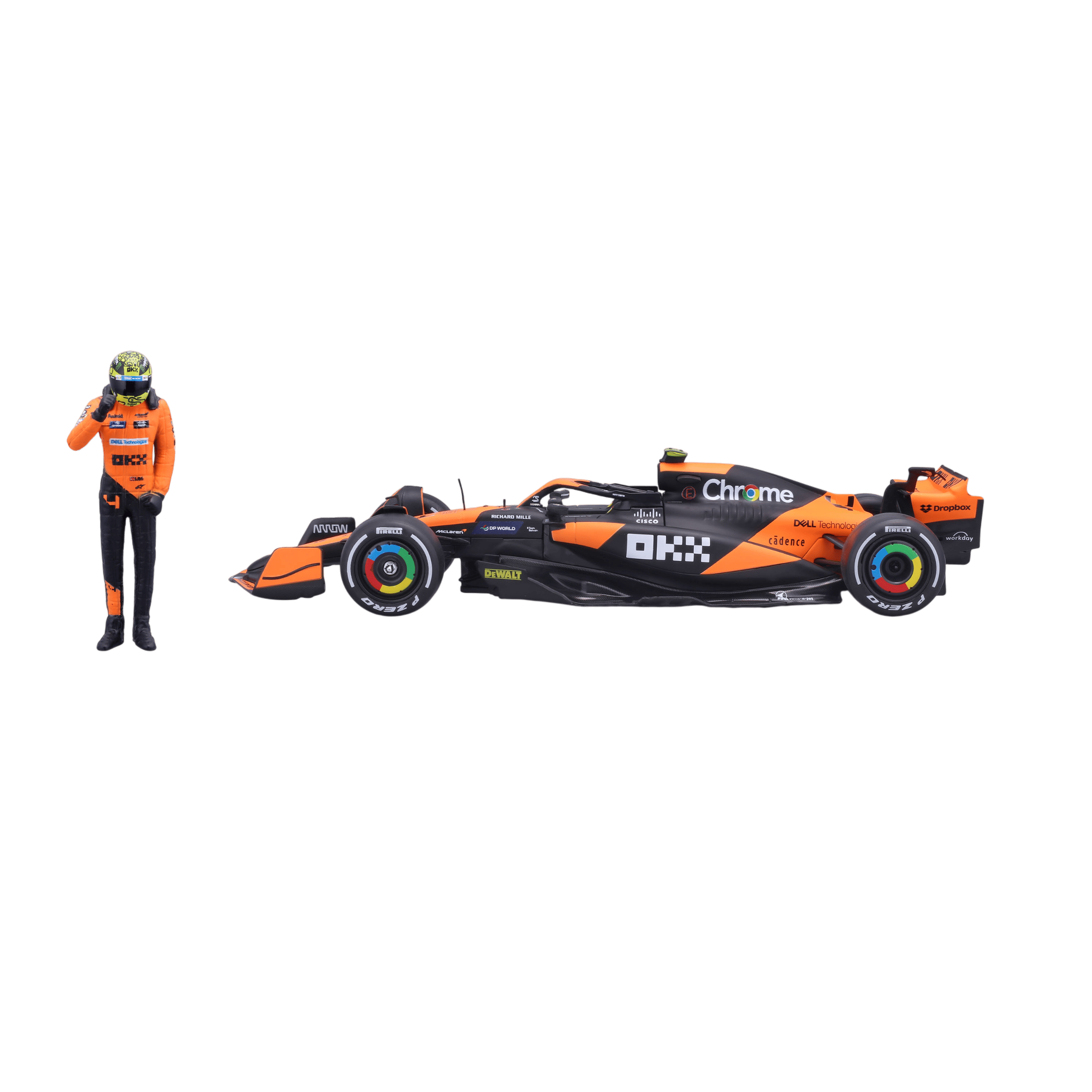 1:24 F1 2024 with figure ~ McLaren MCL38 #4 Lando Norris - Image 4