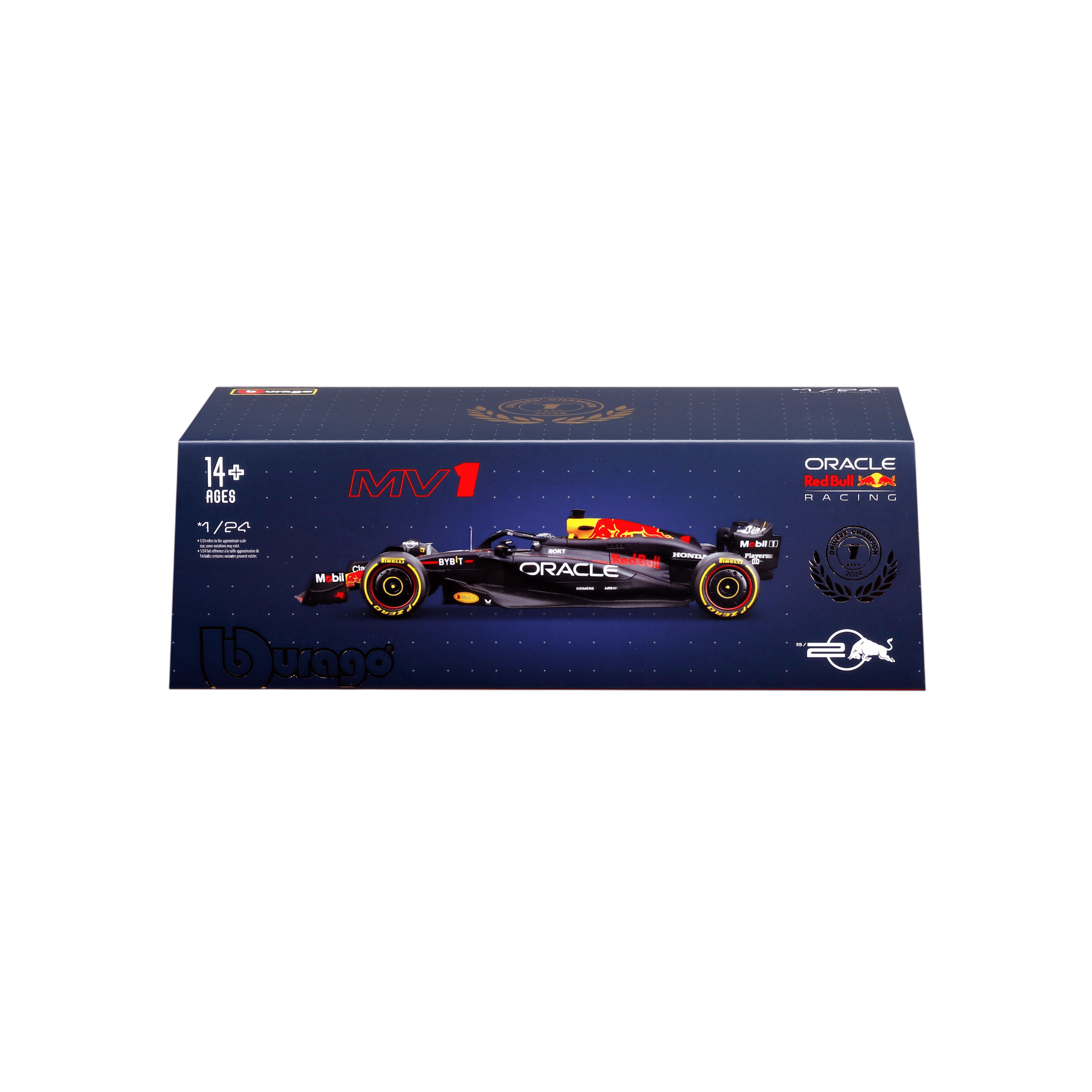 1:24 F1 2024 - Oracle Red Bull Racing RB20 #1 Max Verstappen in Acrylic Box - Image 13