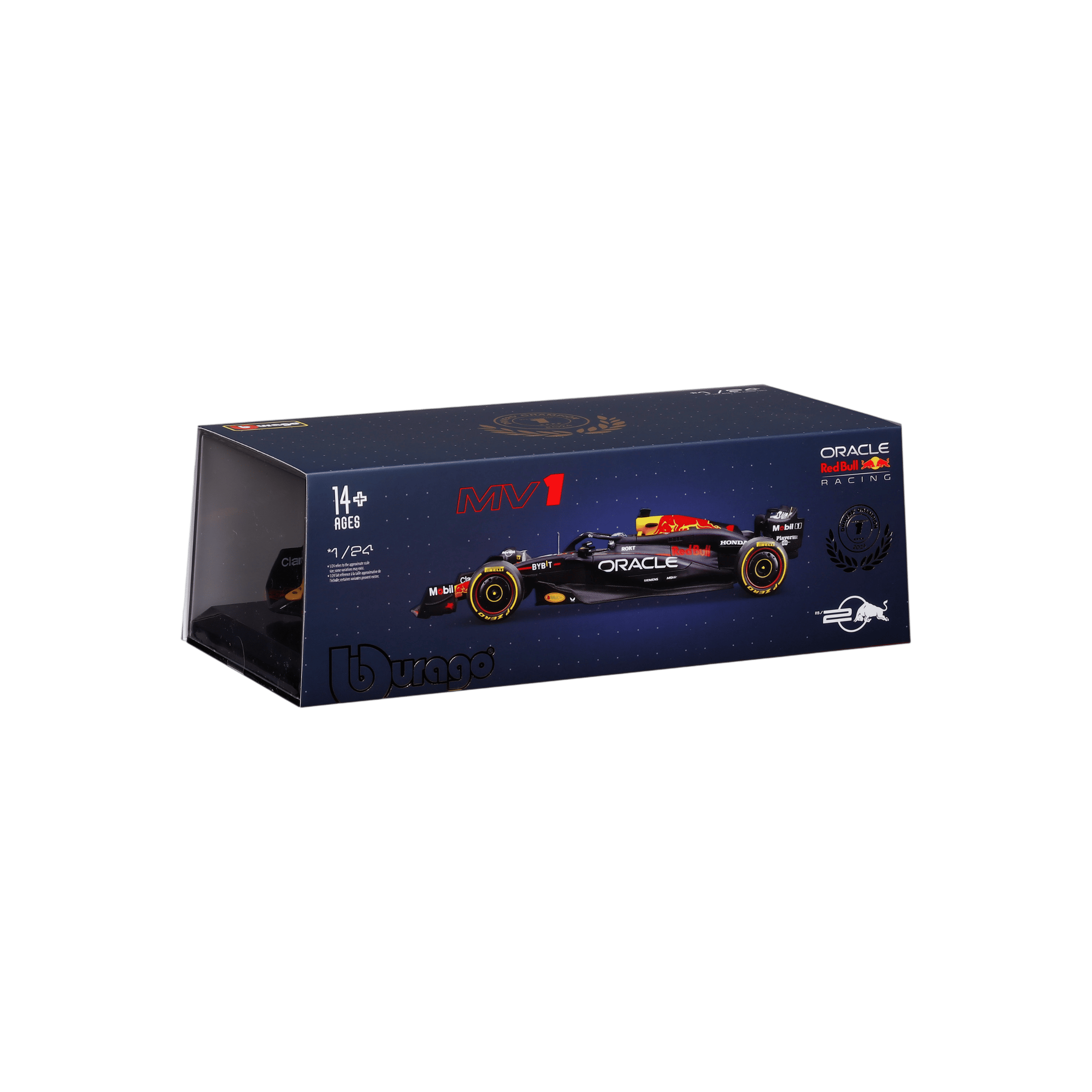 1:24 F1 2024 - Oracle Red Bull Racing RB20 #1 Max Verstappen in Acrylic Box - Image 11