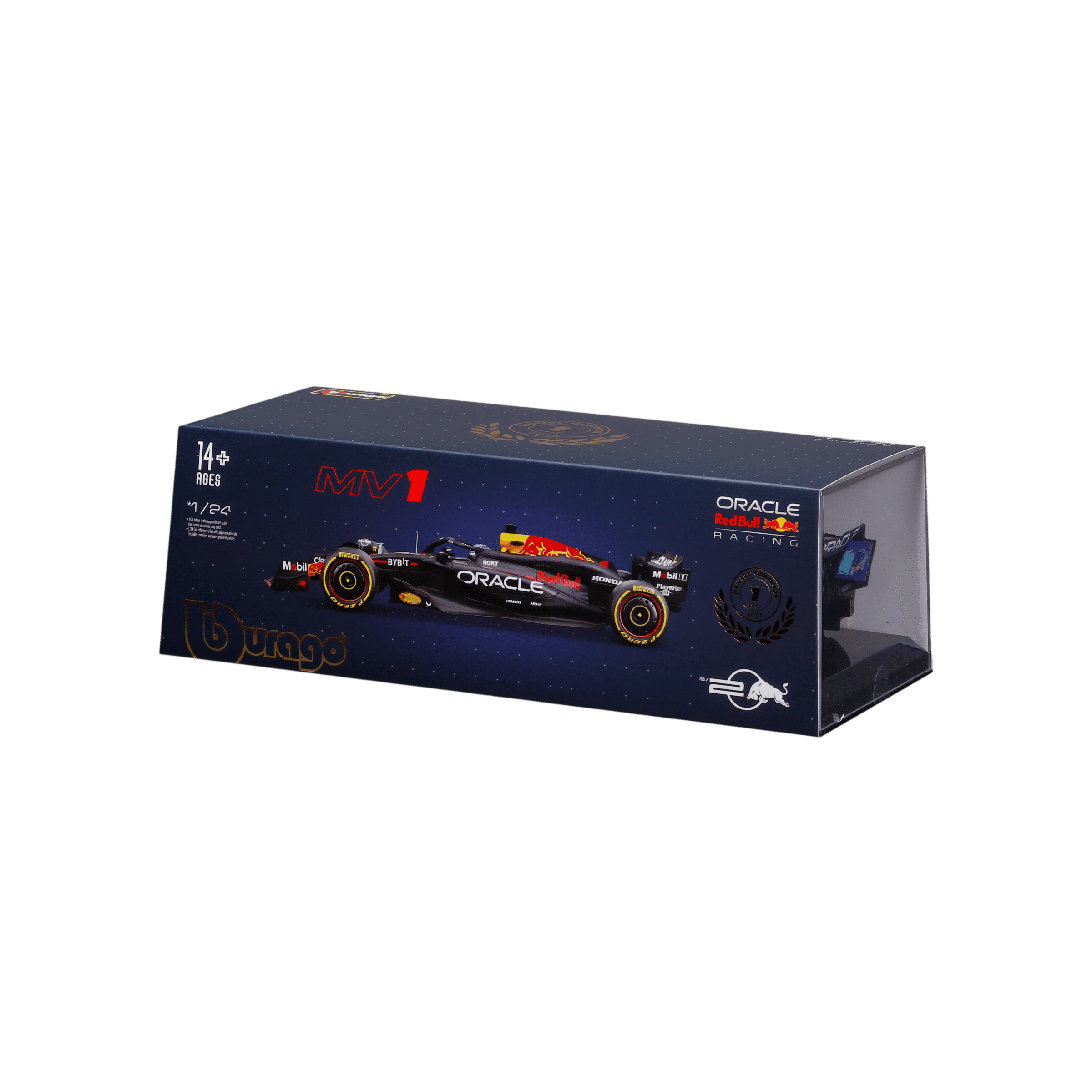 1:24 F1 2024 - Oracle Red Bull Racing RB20 #1 Max Verstappen in Acrylic Box - Image 10