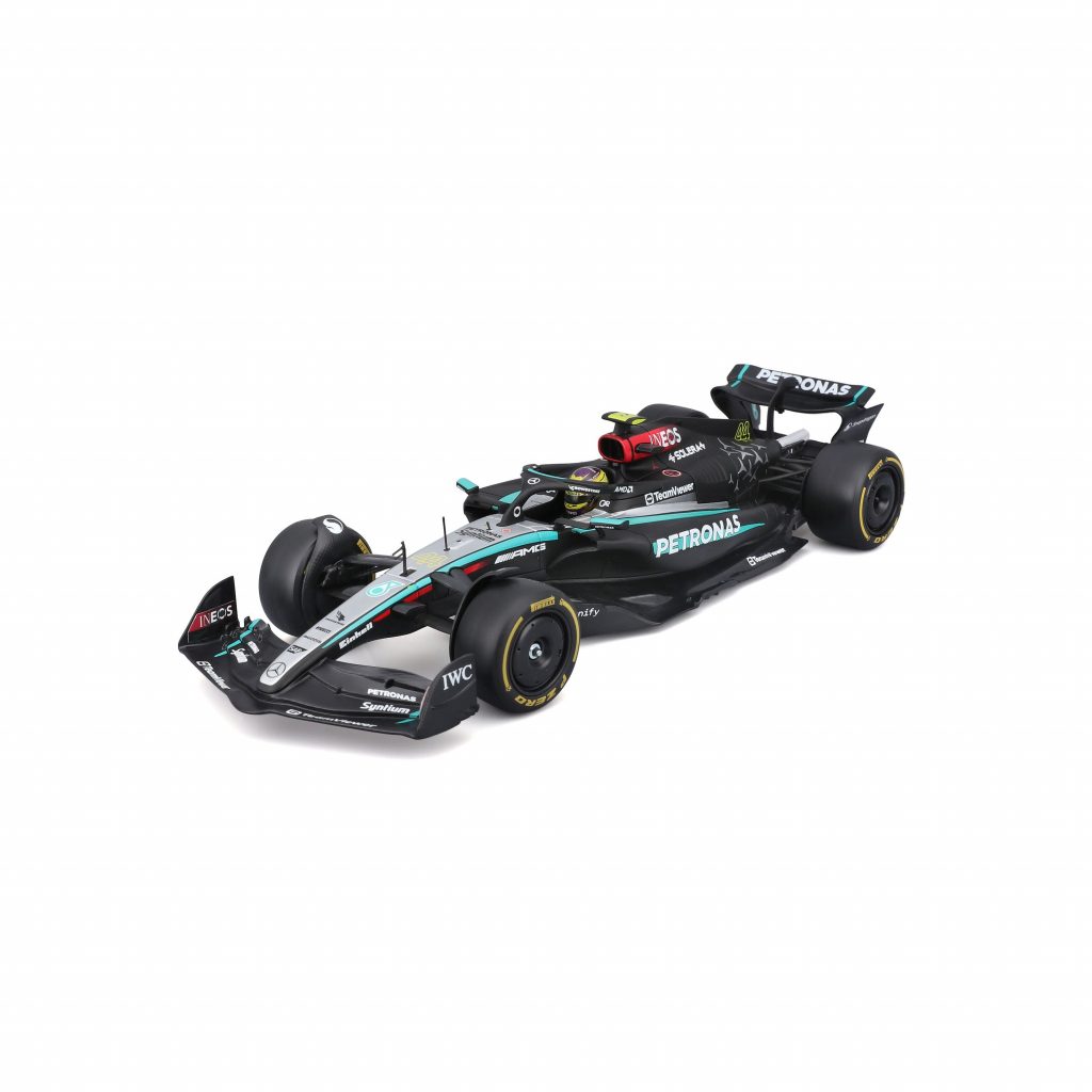 1:24 F1 2024 - Mercedes-AMG W15 #44 Lewis Hamilton in Acrylic Box