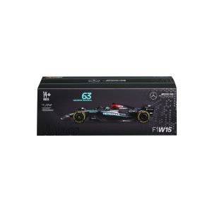 1:24 F1 2024 - Mercedes-AMG W15 #63 George Russell in Acrylic Box - Image 3