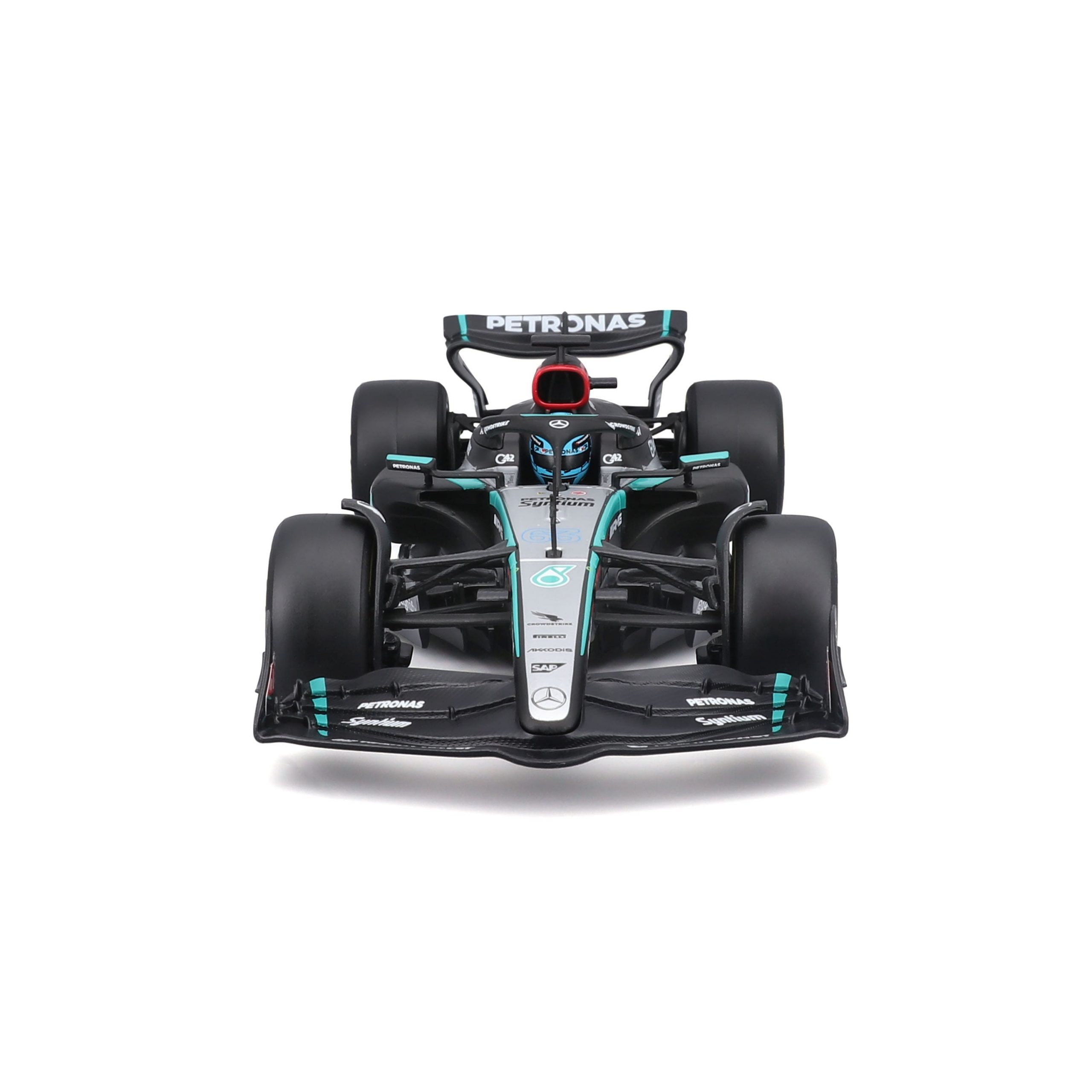1:24 F1 2024 - Mercedes-AMG W15 #63 George Russell in Acrylic Box - Image 12