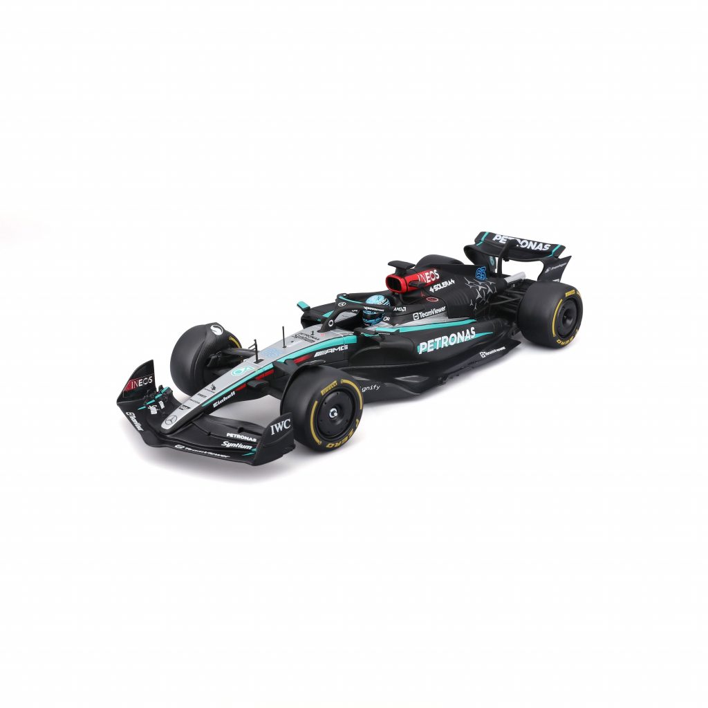 1:24 F1 2024 - Mercedes-AMG W15 #63 George Russell in Acrylic Box