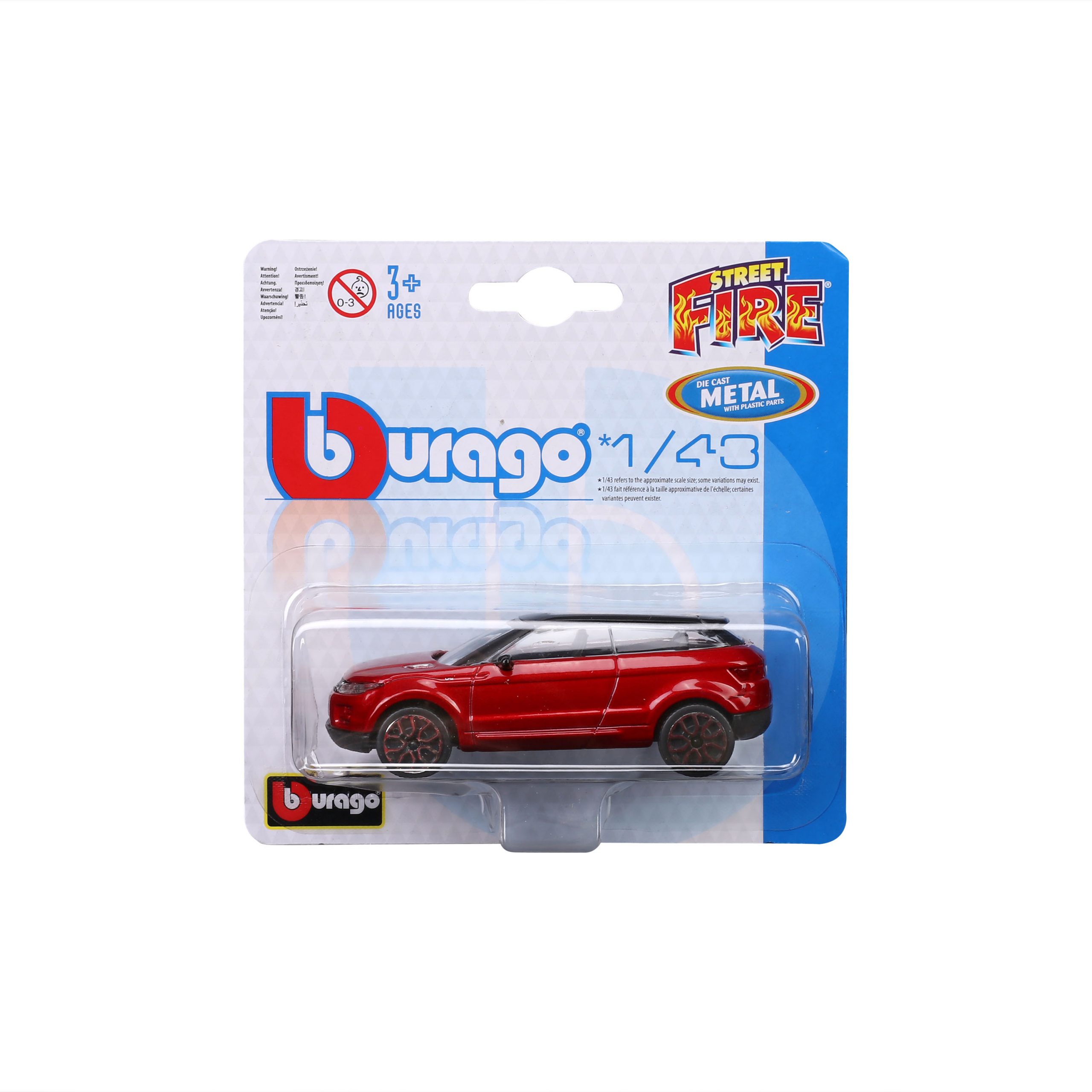 1:43 Bburago Street Fire – Land Rover LRX Concept in Blister Card - Image 6