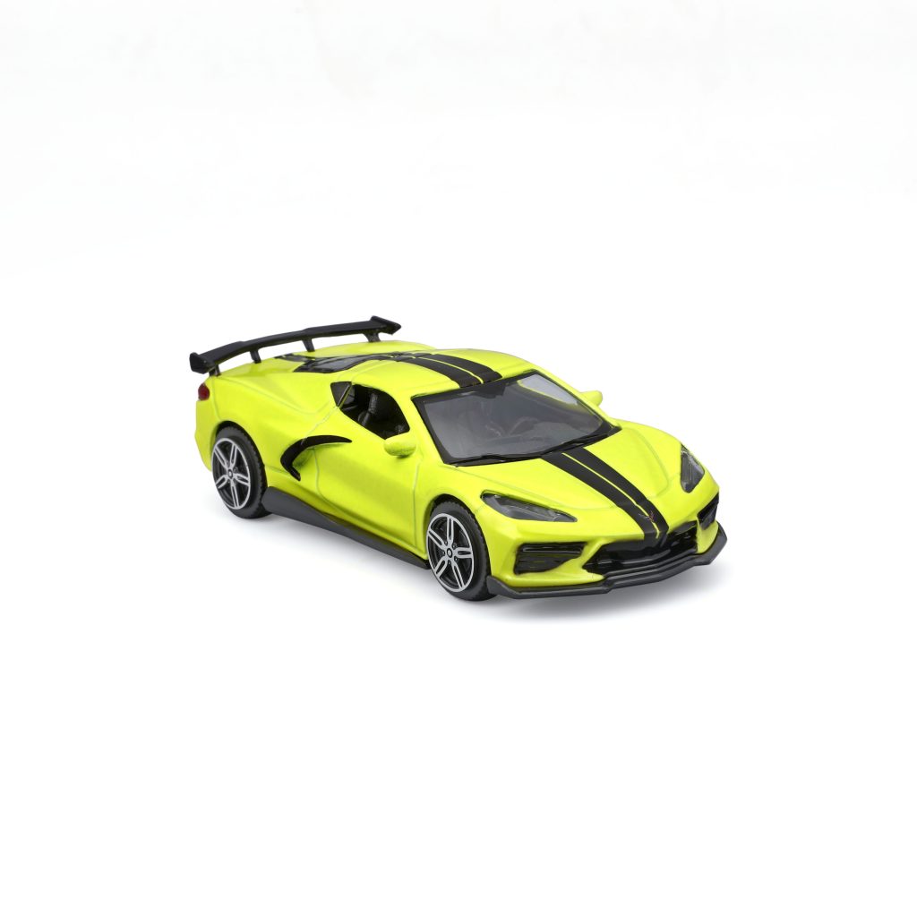 1:43 Bburago Street Fire – 2020 Chevrolet Corvette Stingray Coupe in Blister Card