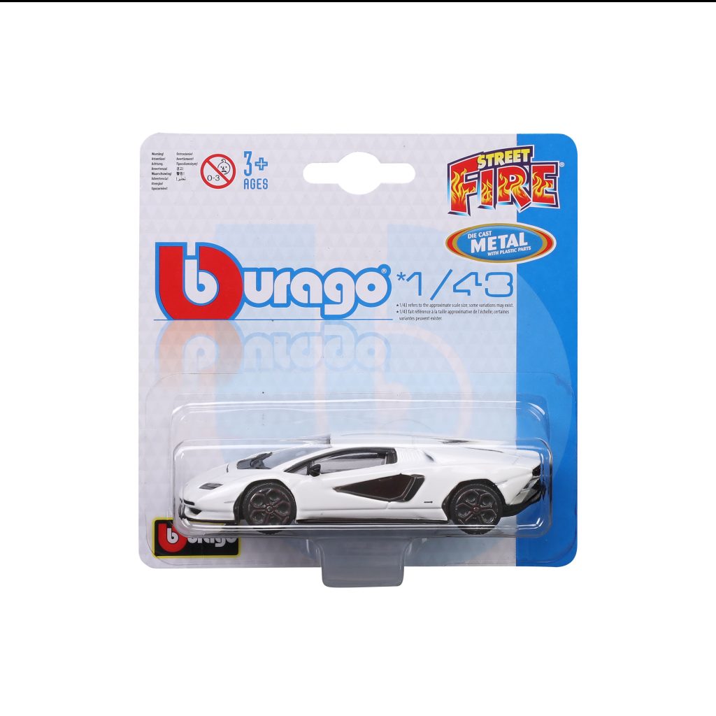1:43 Bburago Street Fire – Lamborghini Countach LPI 800-4 in Blister Card