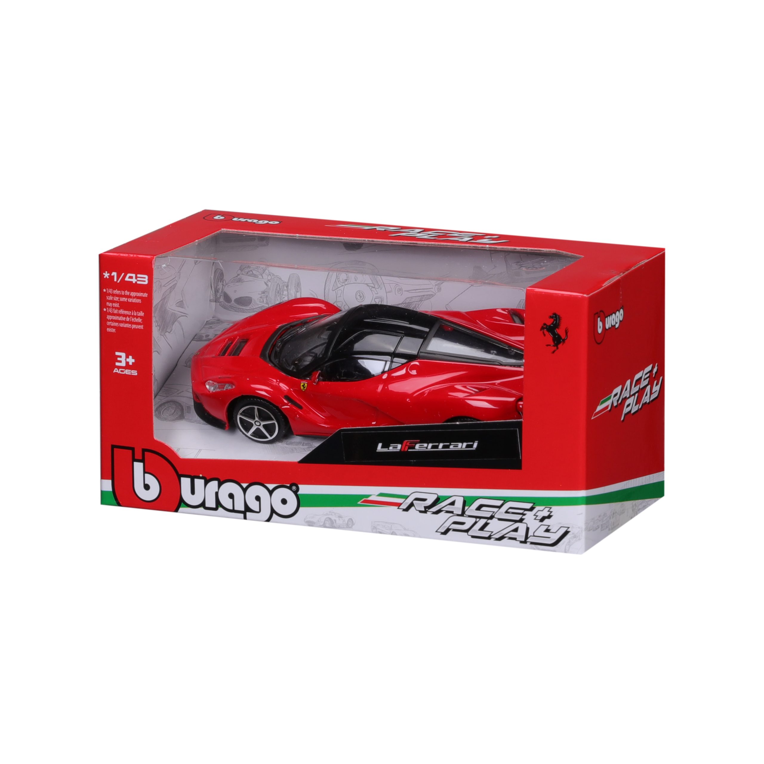 1:43 Laferrari - Red in Window Box - Image 8