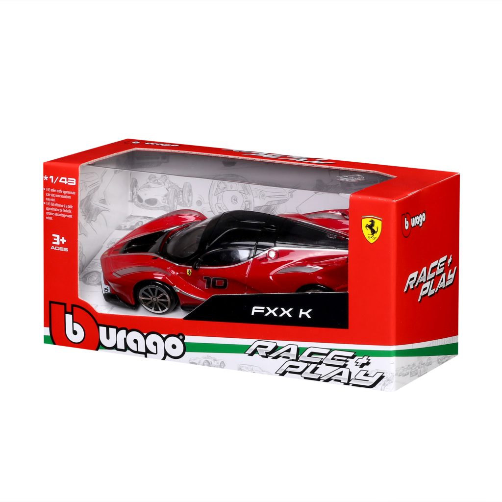 1:43 Ferrari FXX K - #10 Red in Window Box