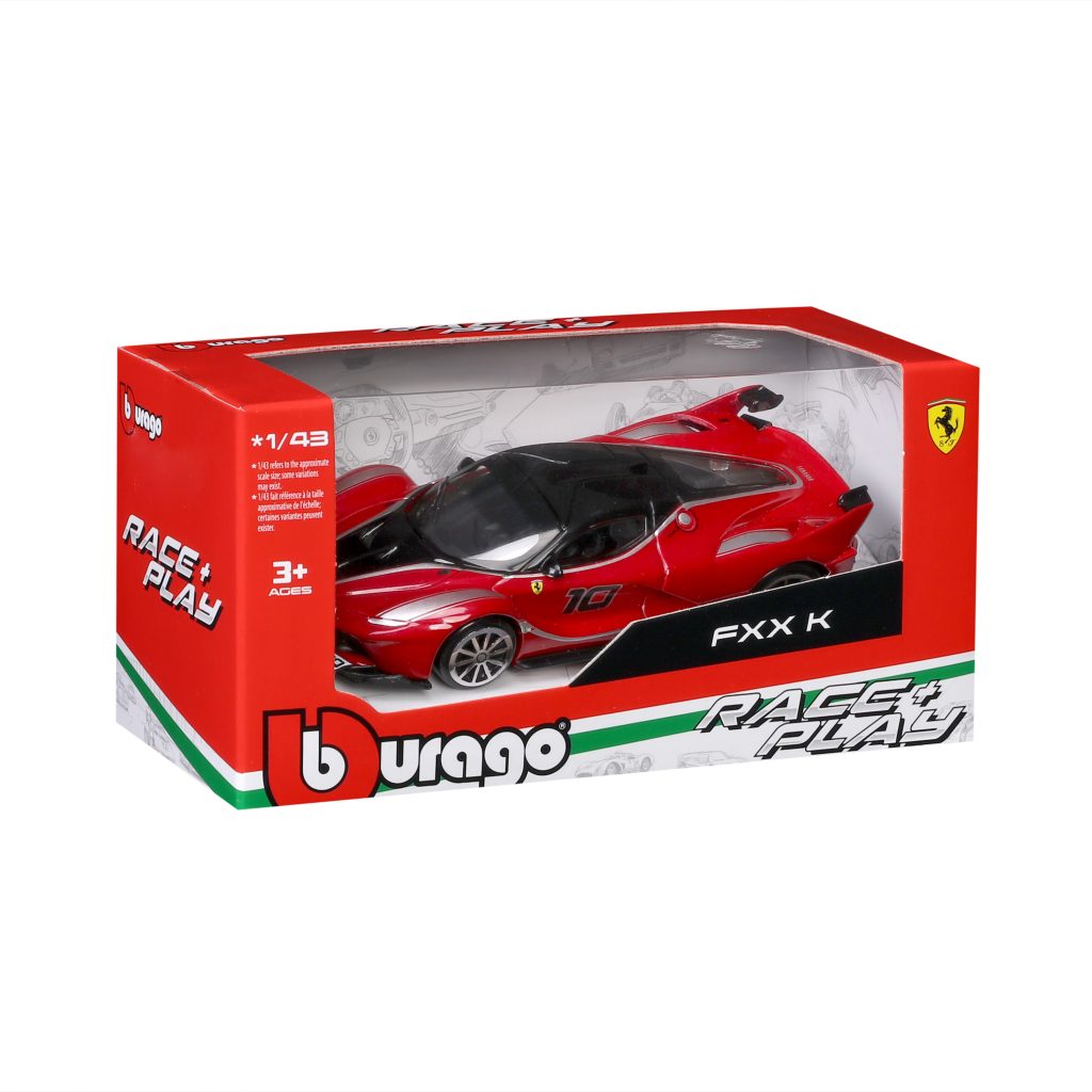 1:43 Ferrari FXX K - #10 Red in Window Box