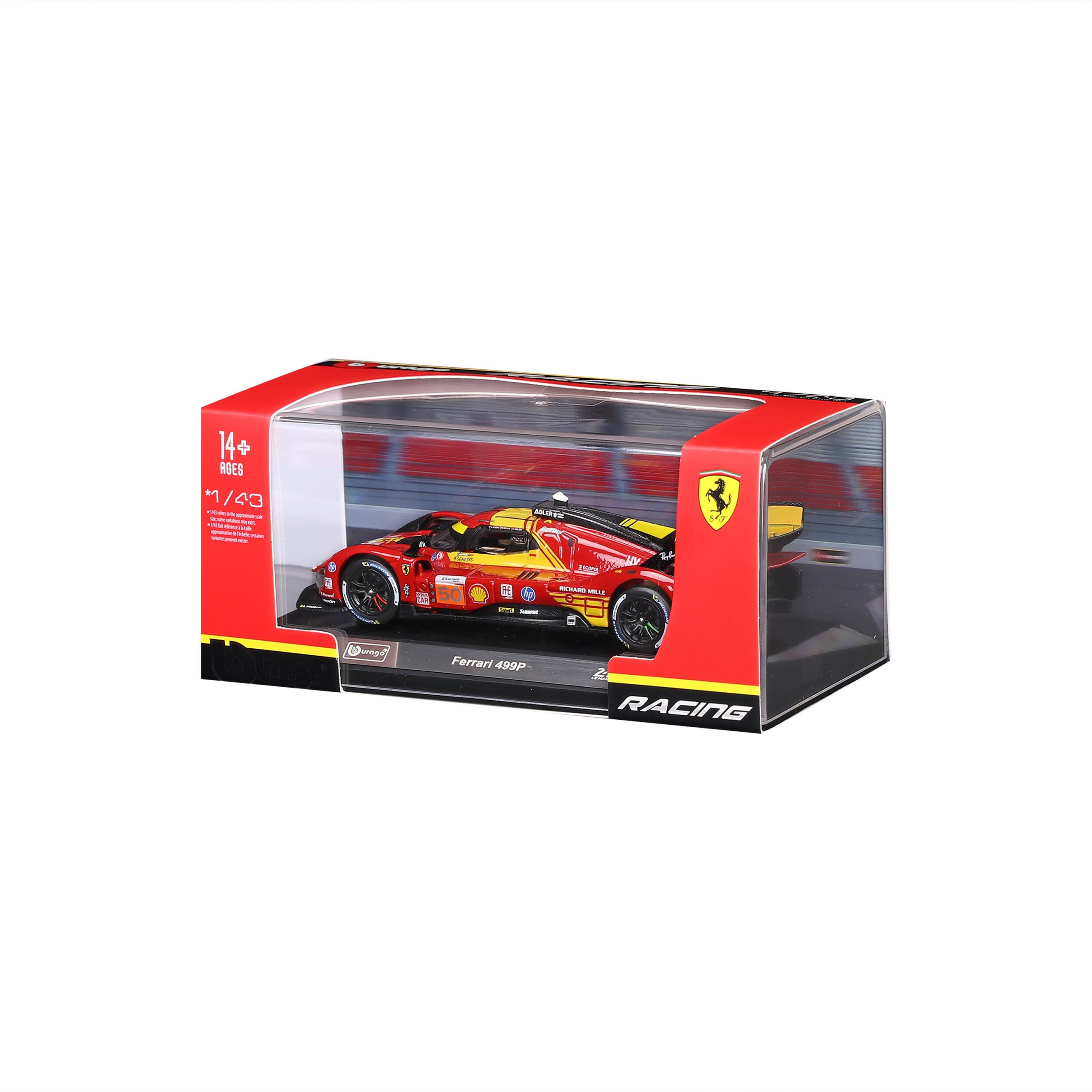 1:43 WEC 2024 - Ferrari 499P - #50 Fuoco, Molina, Nielsen in Acrylic Box - Image 10
