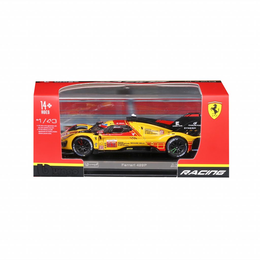 1:43 WEC 2024 – Ferrari 499P #83 Kubica, Shwartzman, Ye Yifei in Acrylic Box