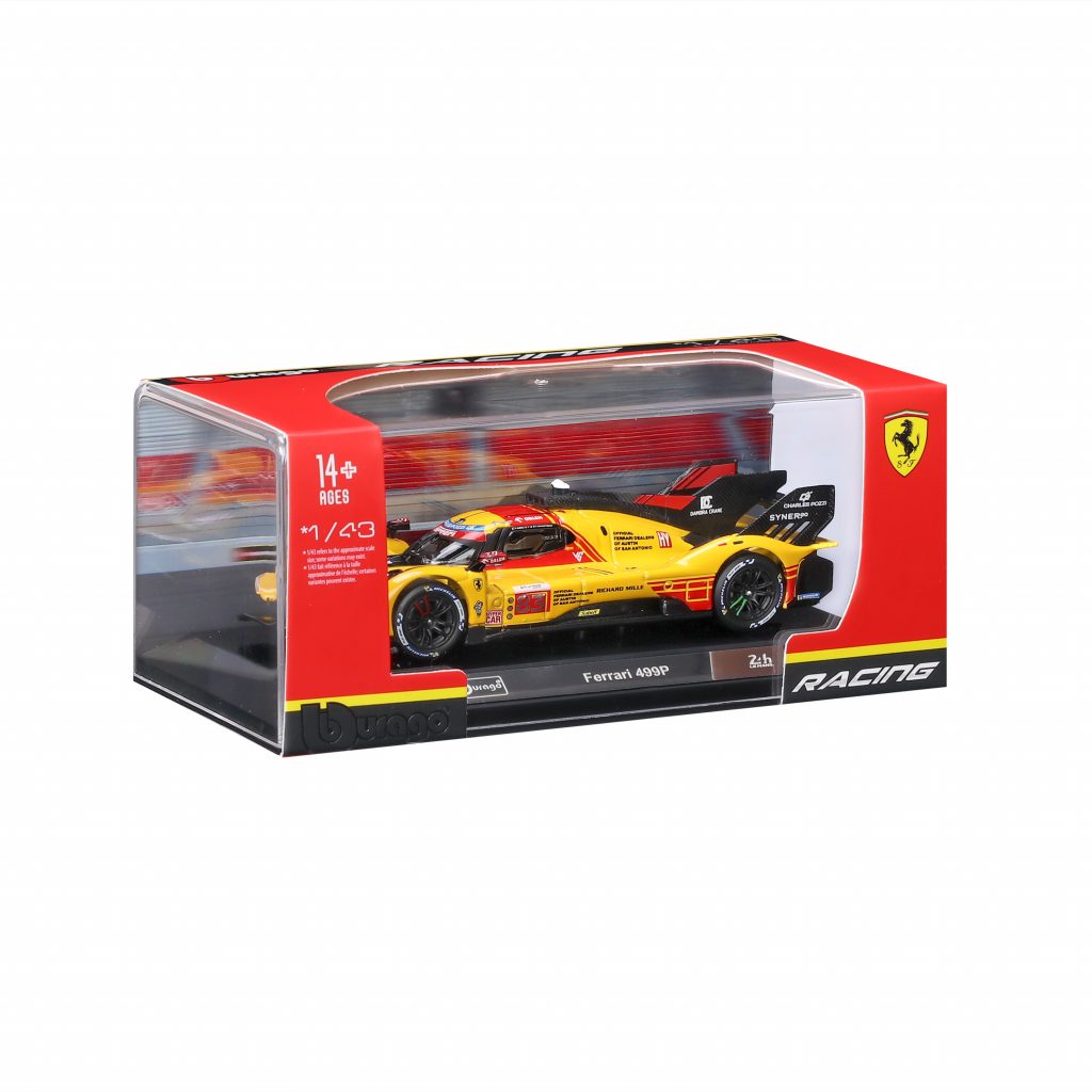 1:43 WEC 2024 – Ferrari 499P #83 Kubica, Shwartzman, Ye Yifei in Acrylic Box