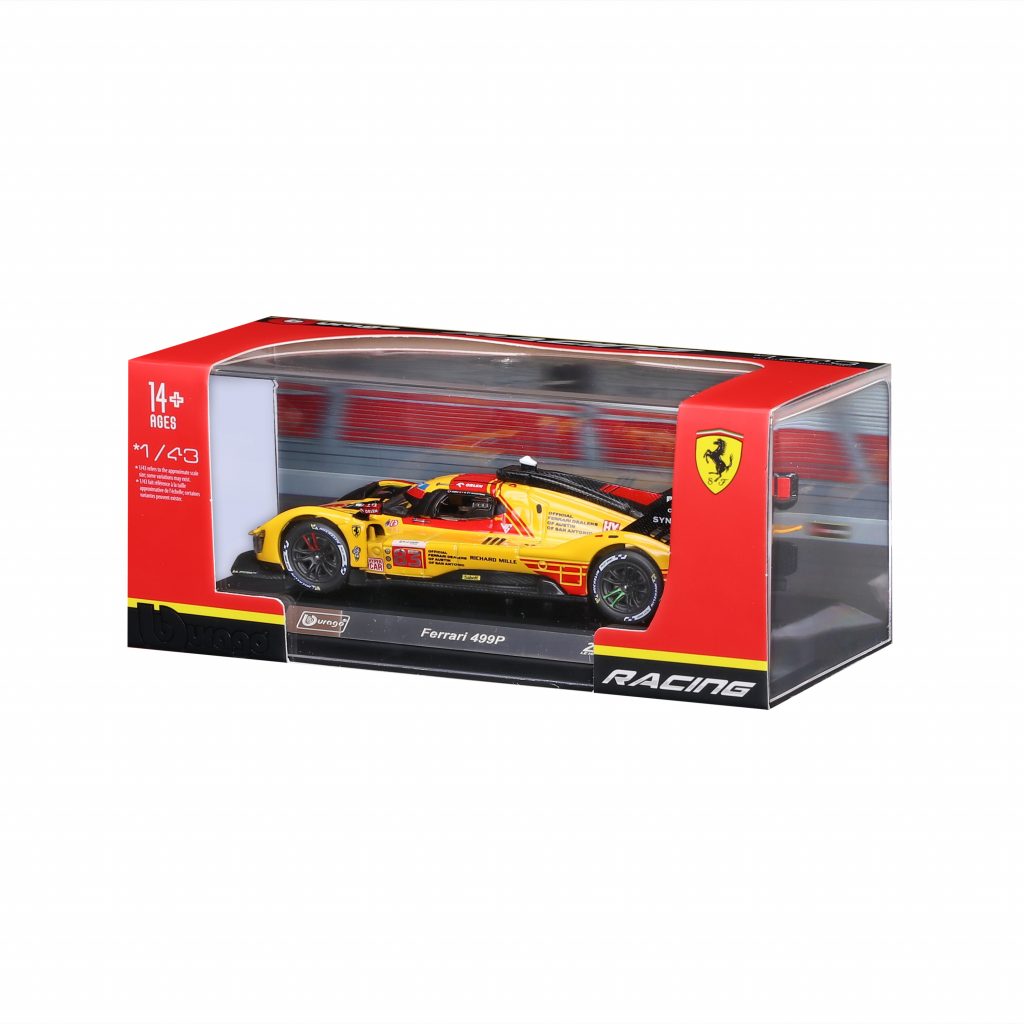 1:43 WEC 2024 – Ferrari 499P #83 Kubica, Shwartzman, Ye Yifei in Acrylic Box