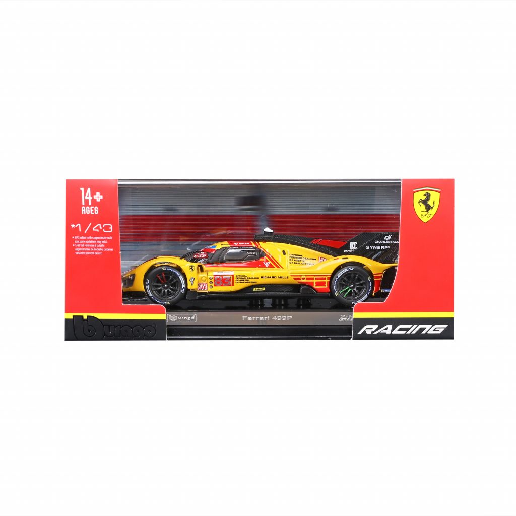 1:43 WEC 2024 – Ferrari 499P #83 Kubica, Shwartzman, Ye Yifei in Acrylic Box